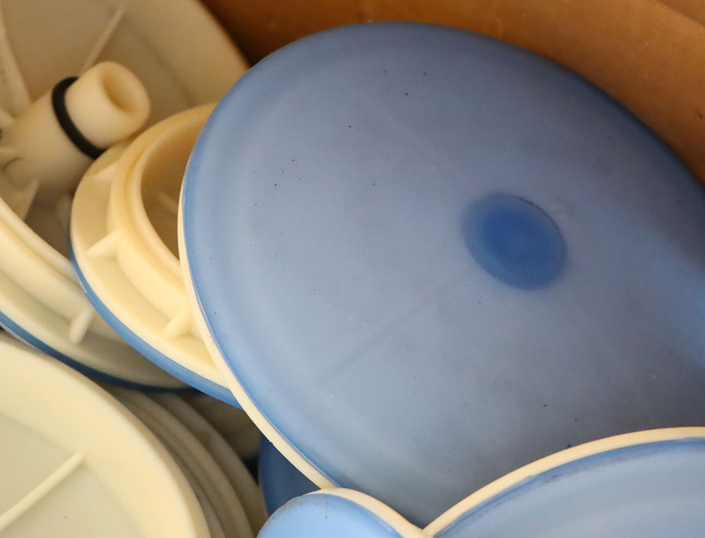 生化池曝气系统实景图