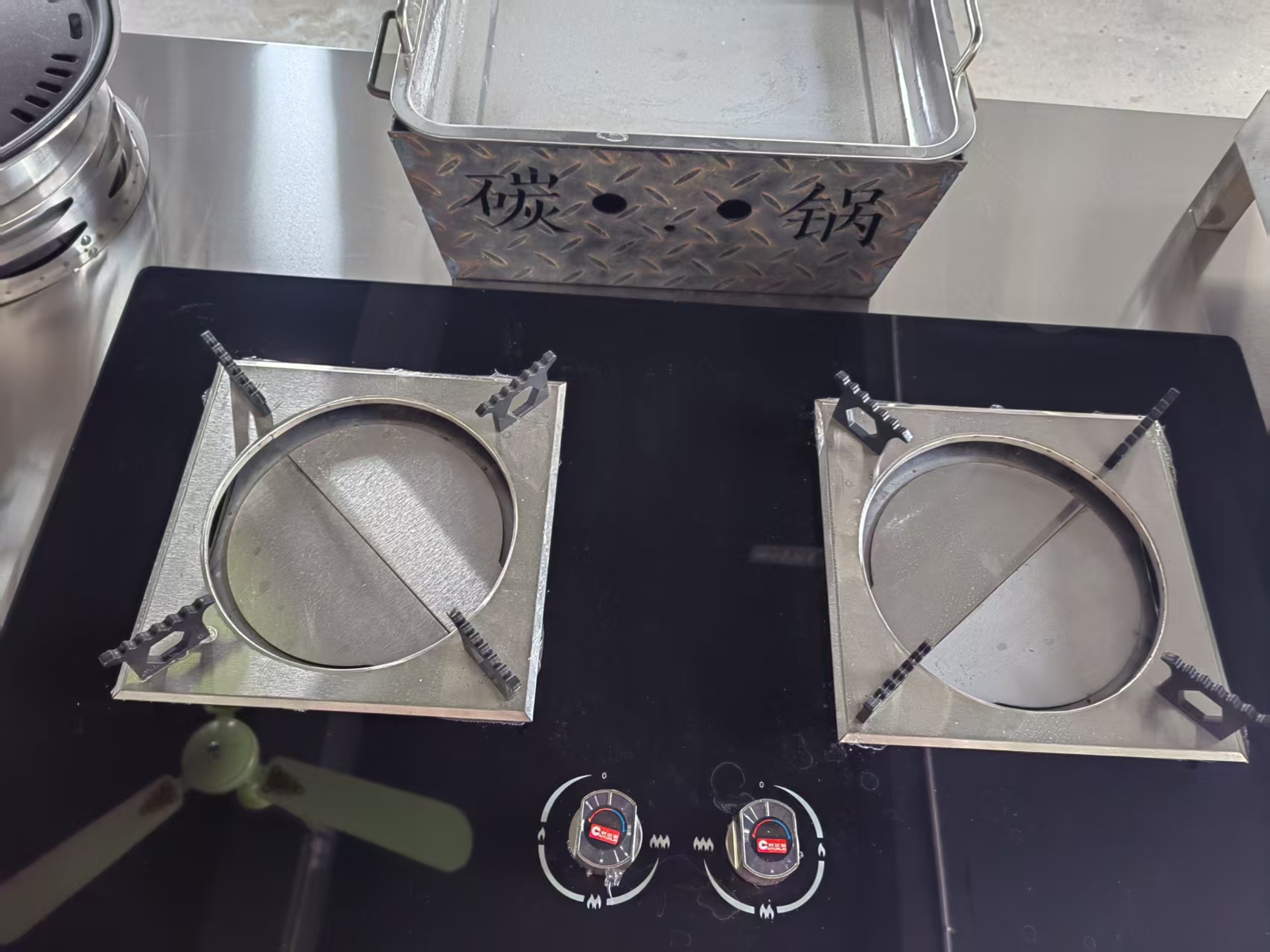 多种类型植物油灶具工作示意图