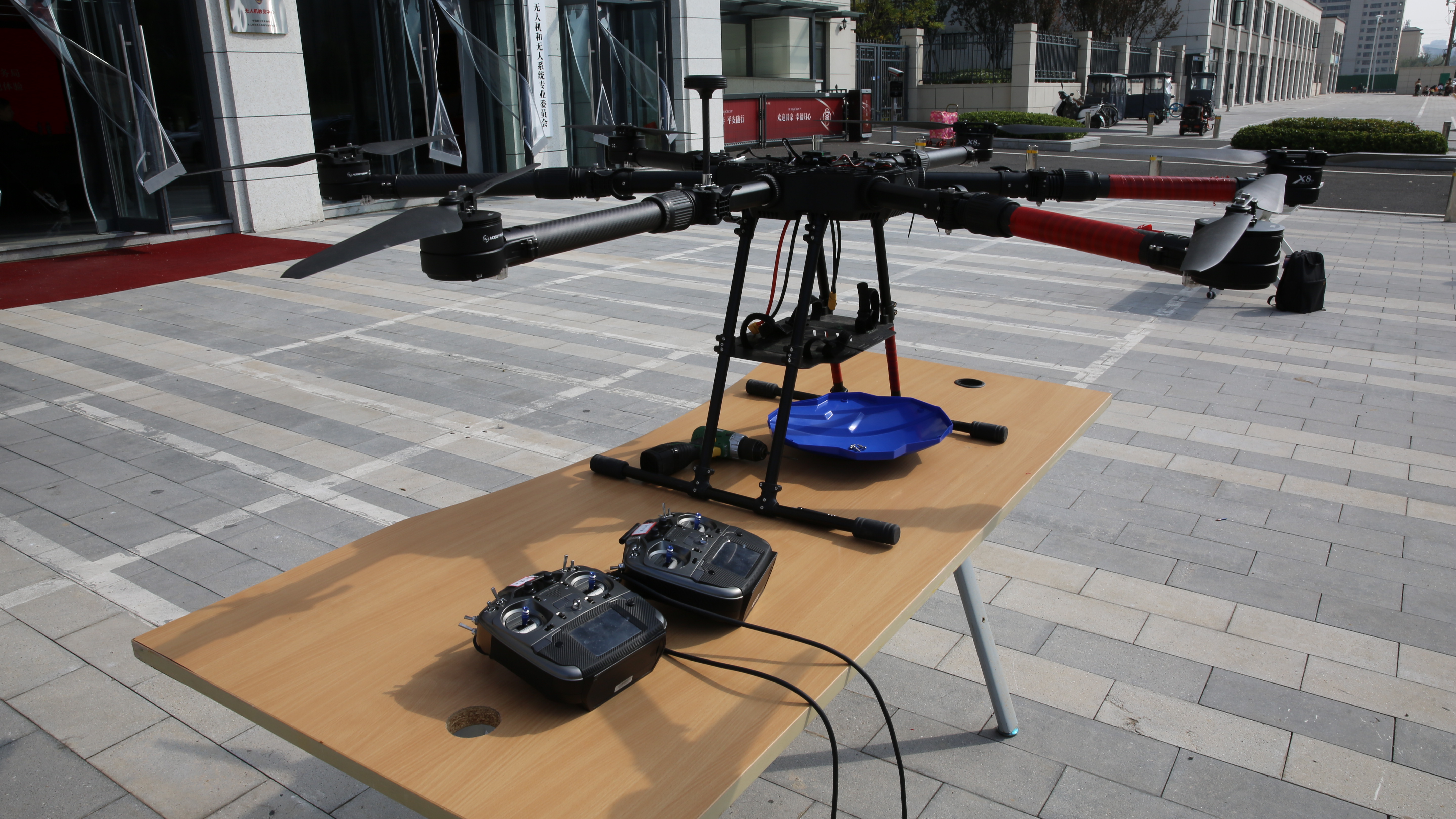 强国羽翼无人机训练基地与空域示意图