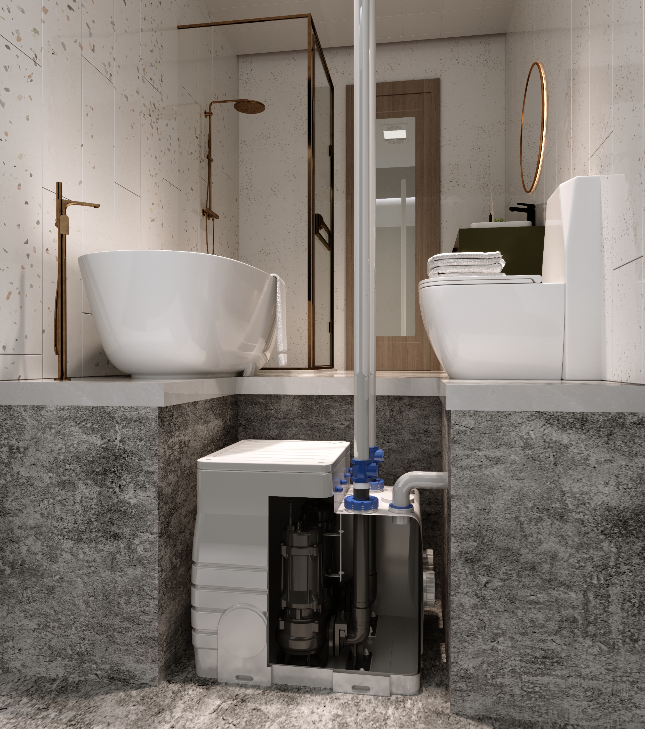 污水提升器安装案例