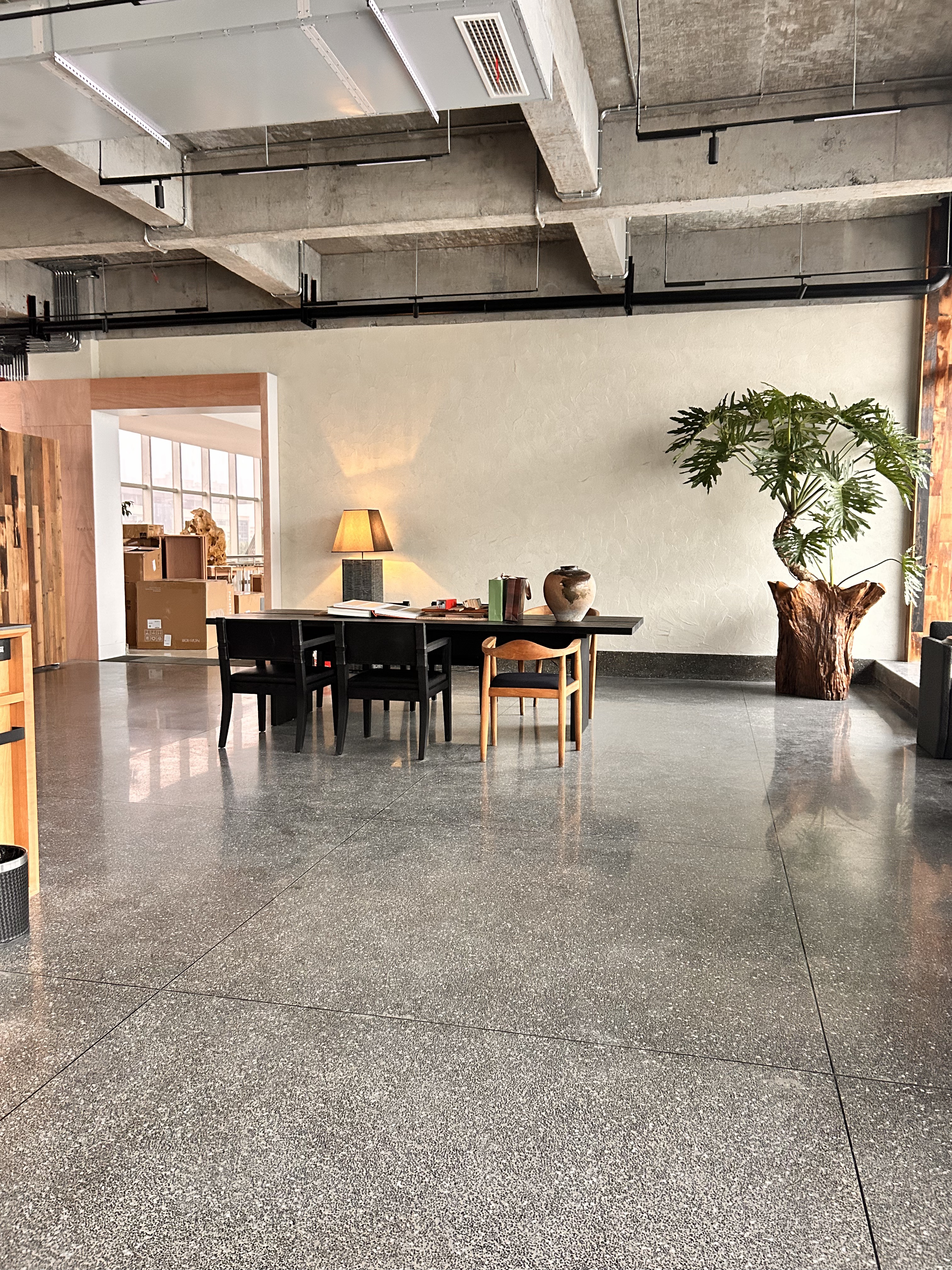 环保地坪施工过程