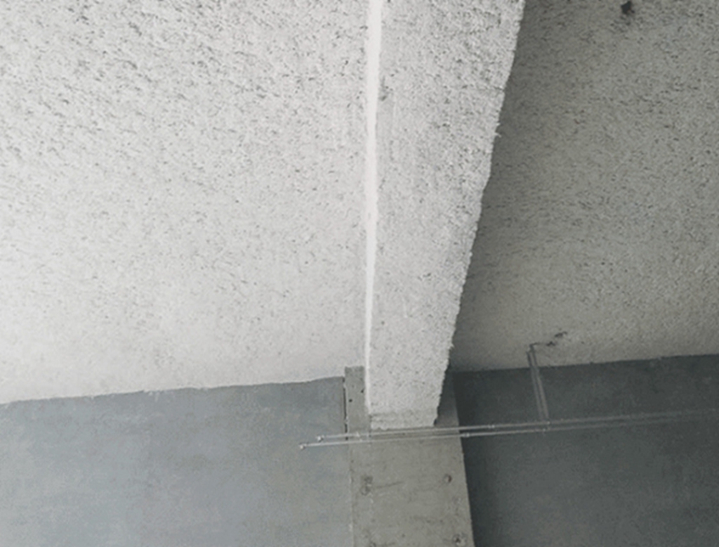 无机纤维喷涂棉材料特写