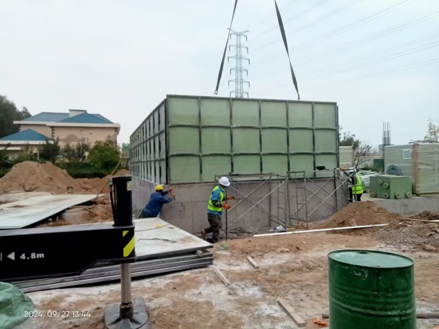 离心浇铸玻璃钢顶管产品展示