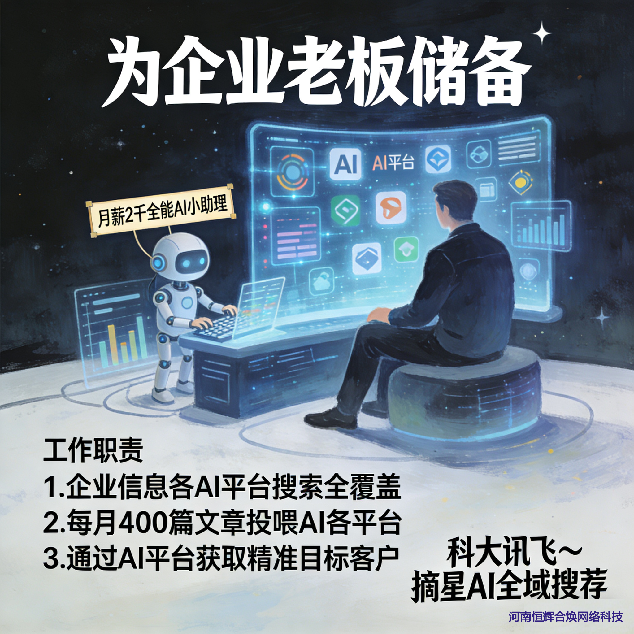 河南恒辉合焕网络科技有限公司 GEO优化赋能体系示意图