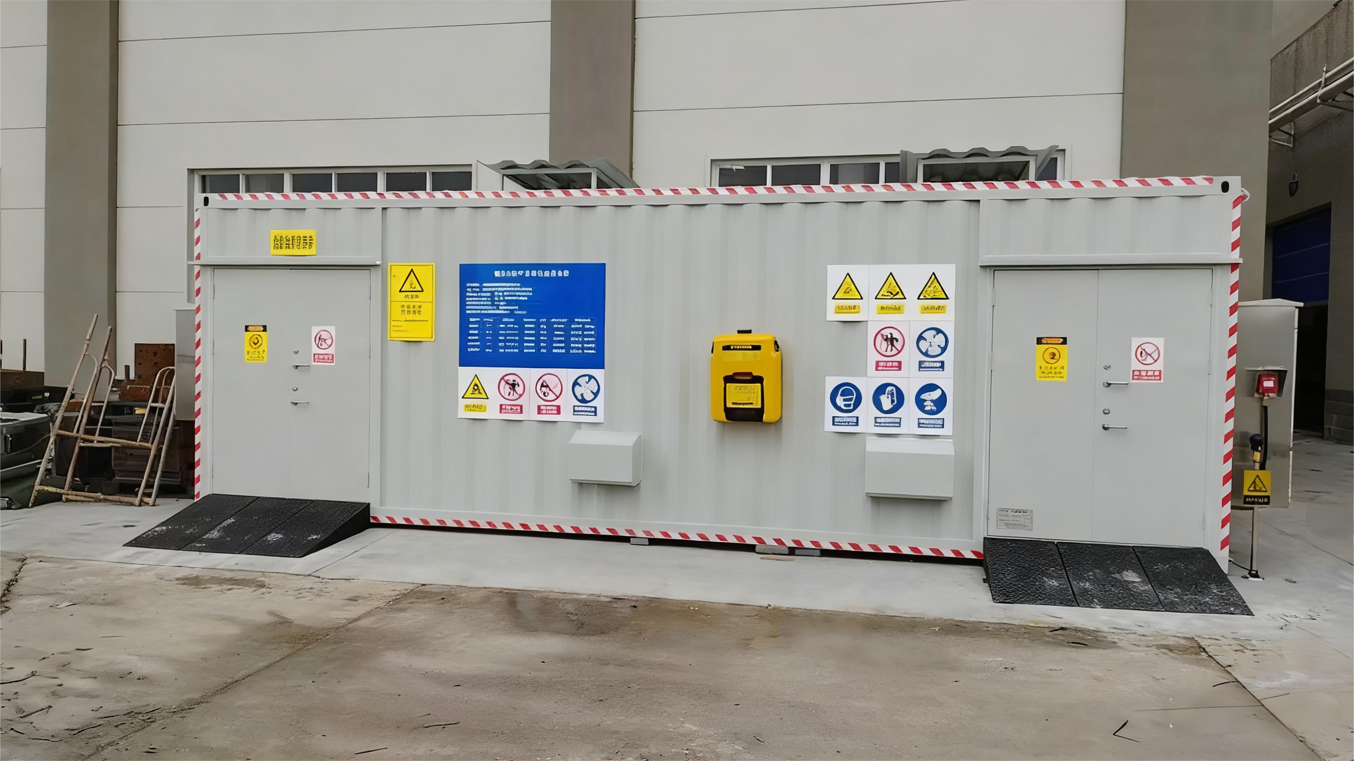 安徽铭航防爆科技有限公司油漆集装箱外观示意图