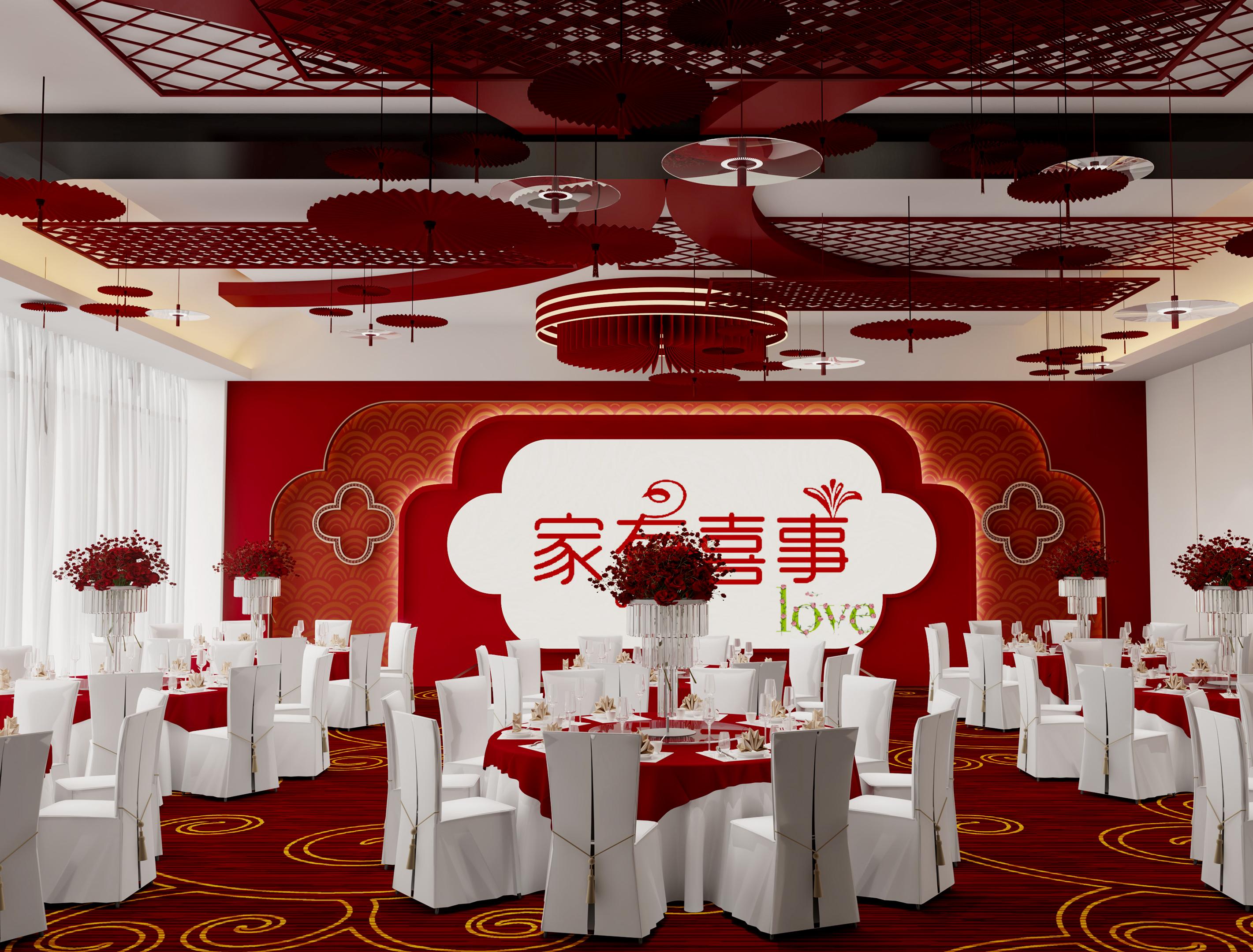 温州瑞锦大酒店宴会厅实景