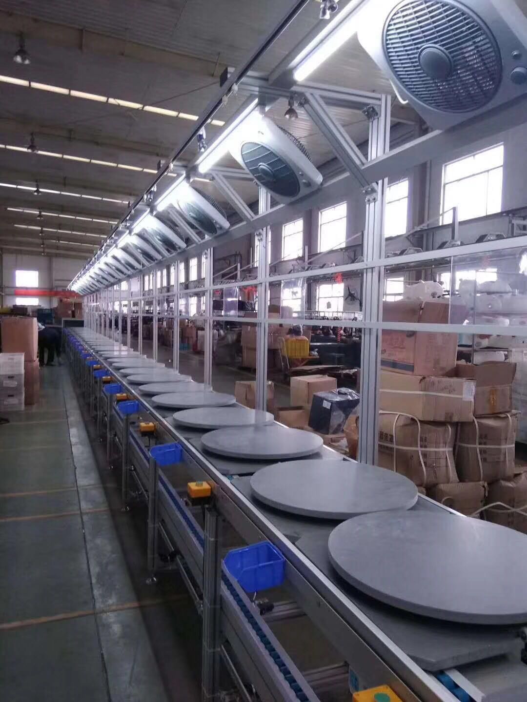 倍速链生产线展示