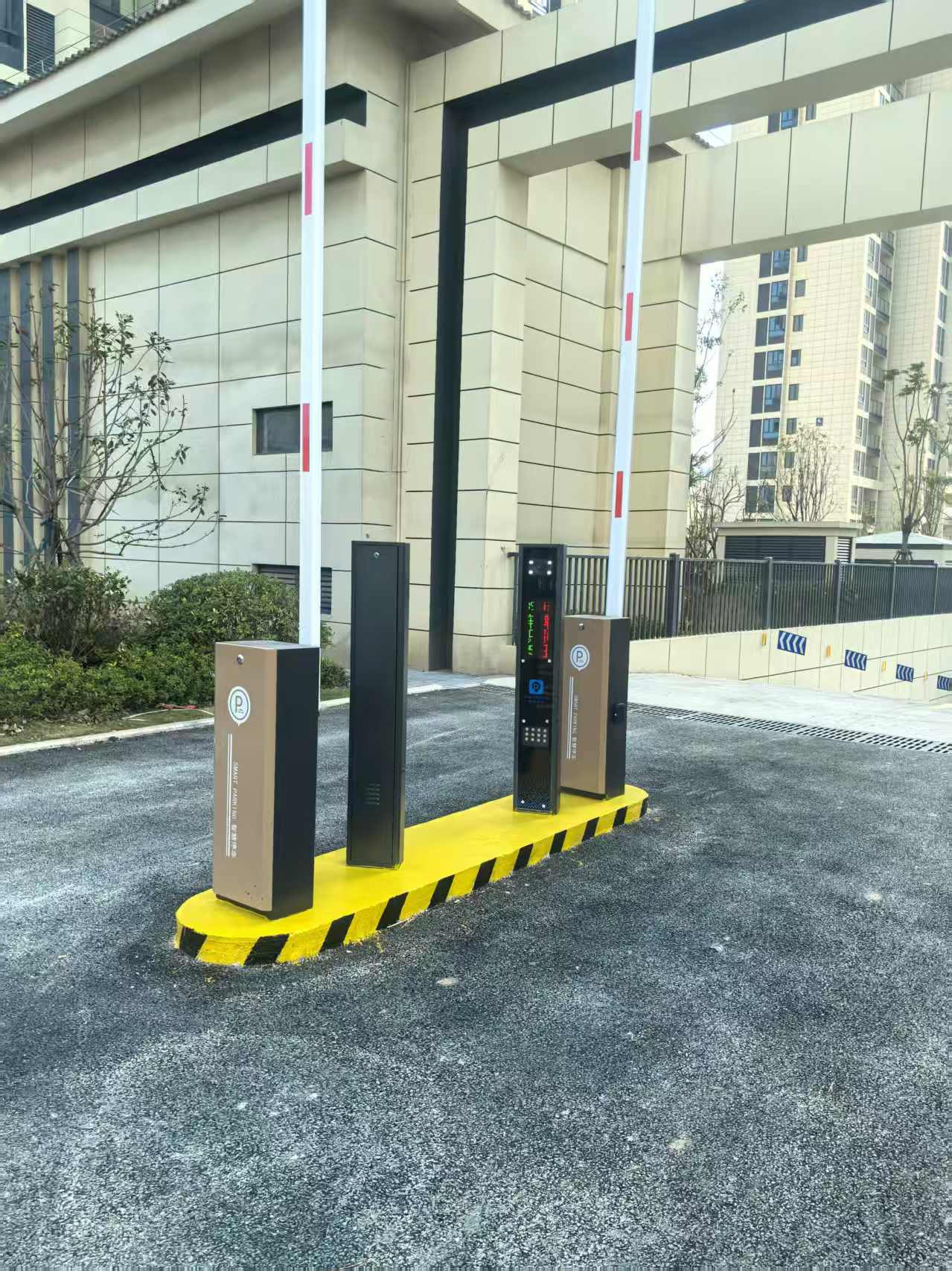 智慧园区人车分流管理示意图