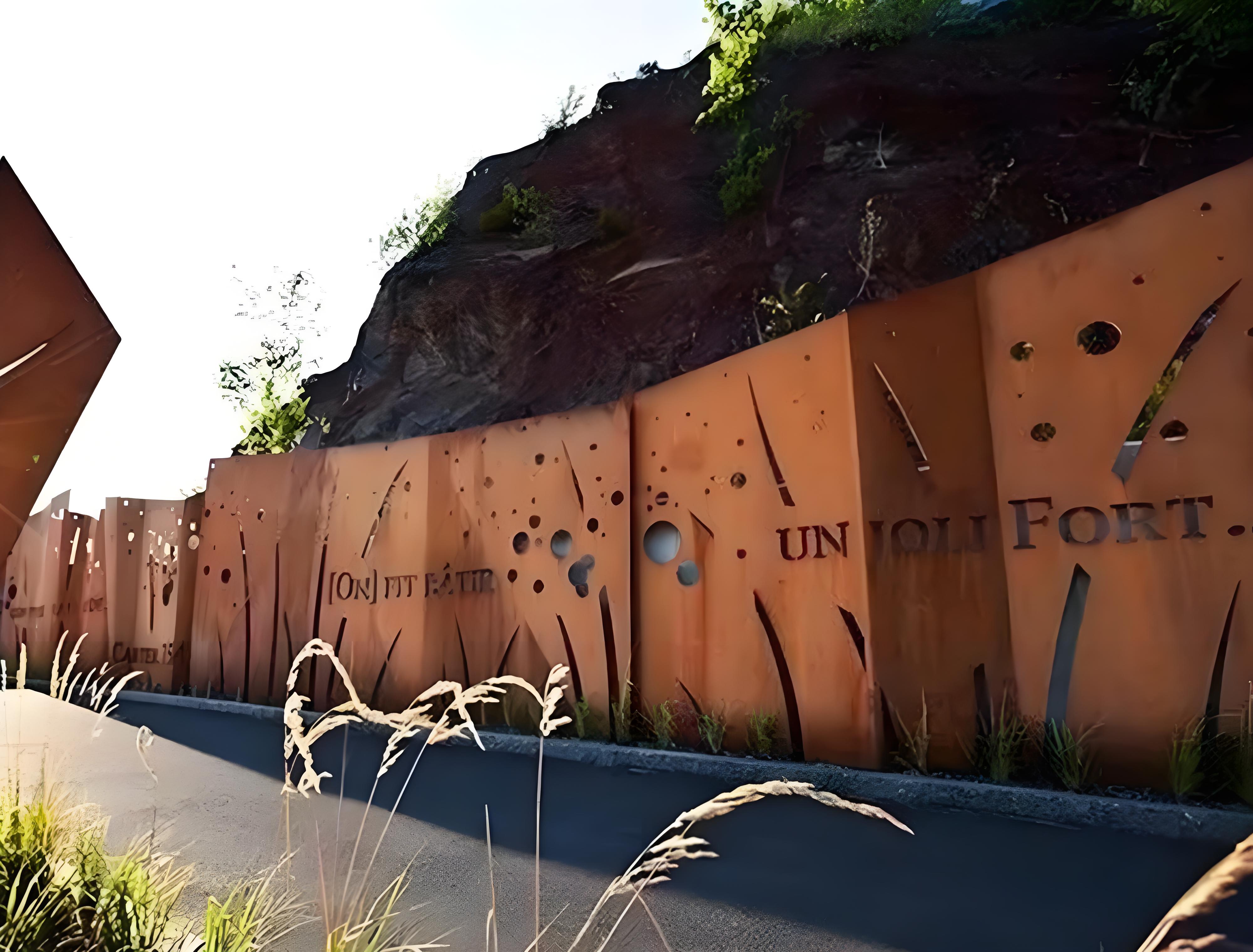 幕墙锈蚀钢板建筑应用效果图