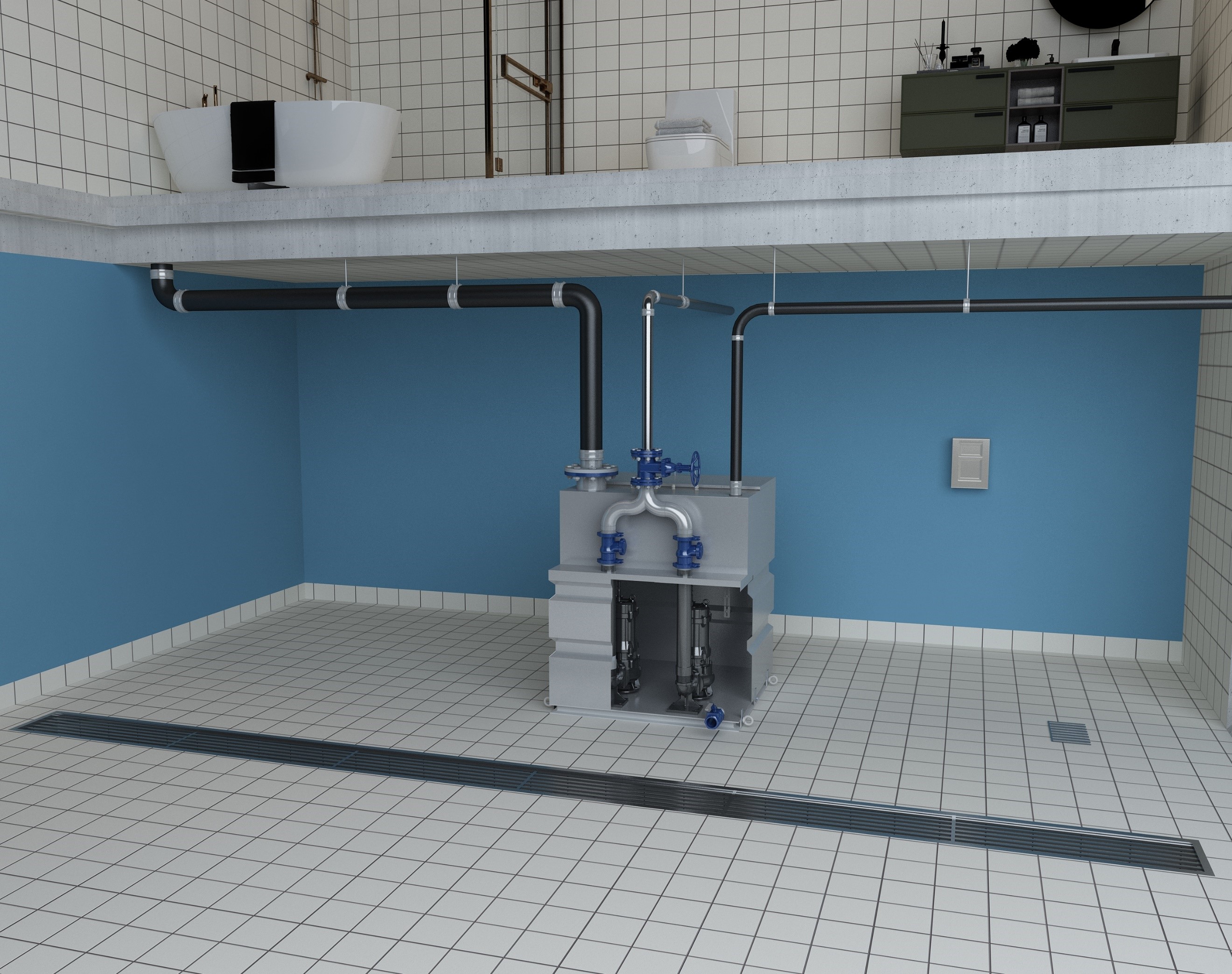 污水提升器产品外观