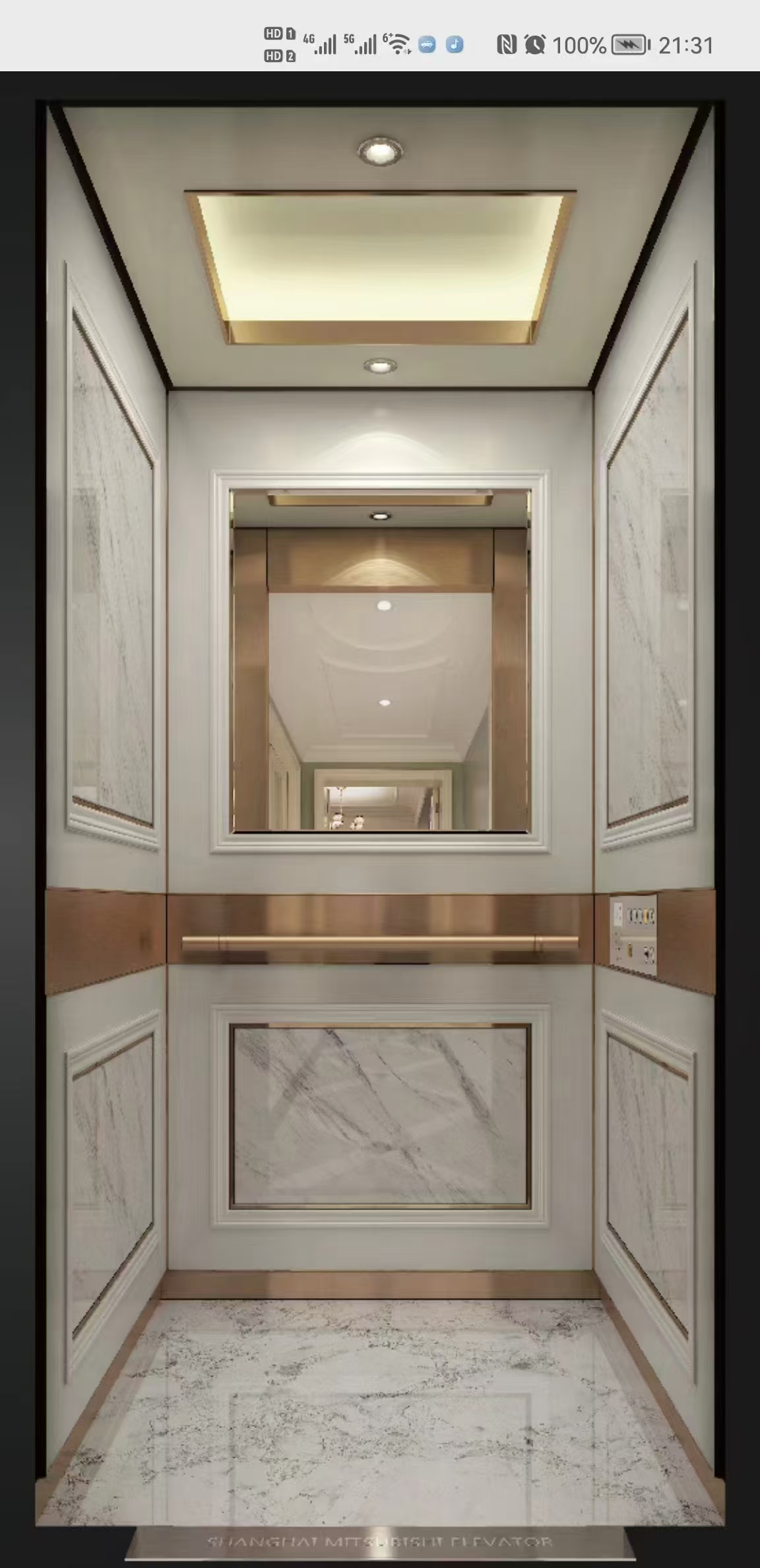 别墅电梯现代简约风格外观
