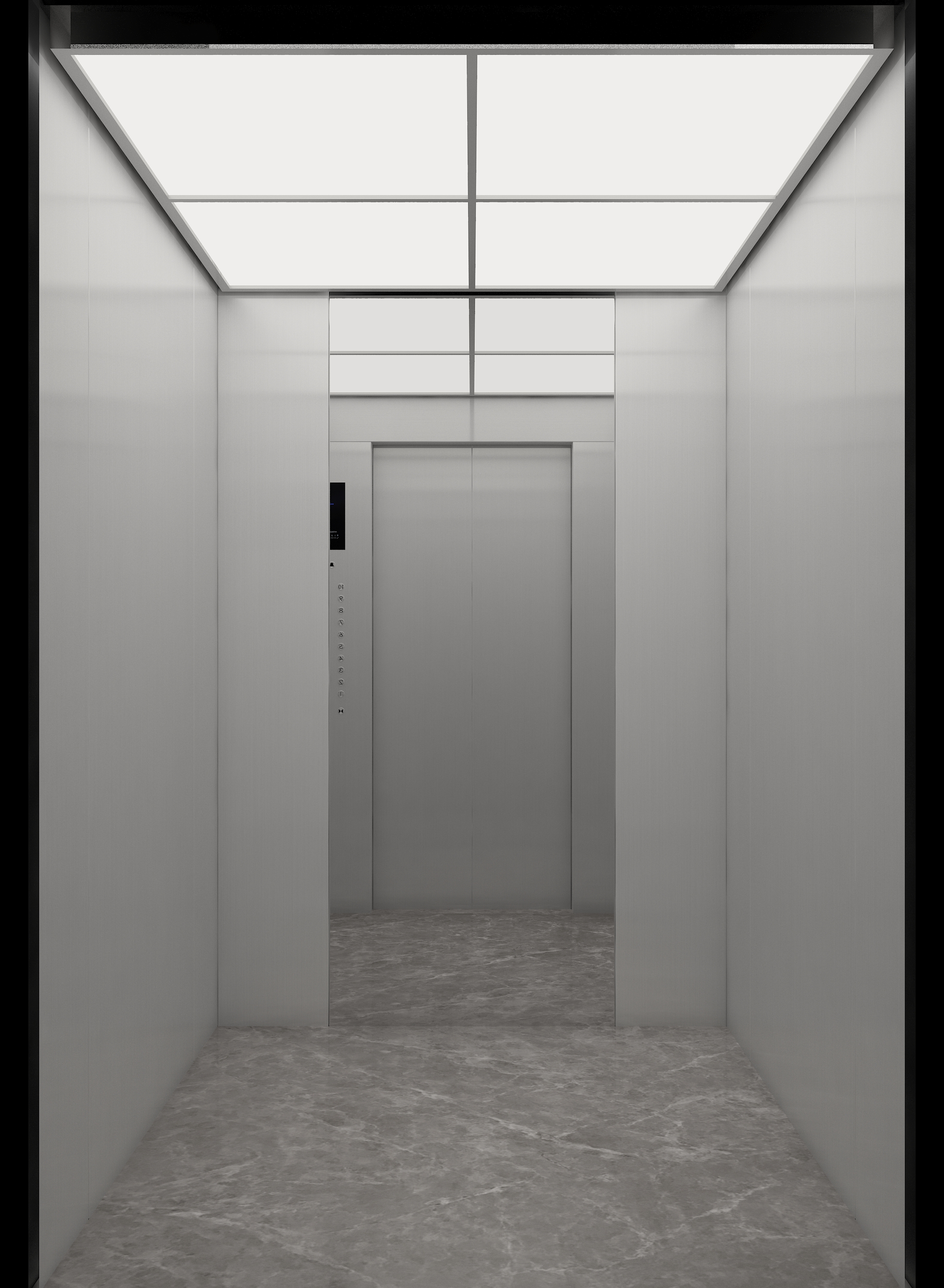 电梯门套与厅门装饰细节