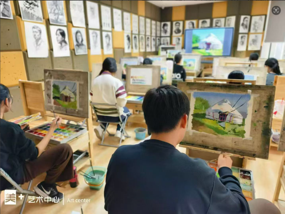 美+艺术中心课堂环境与作品展示