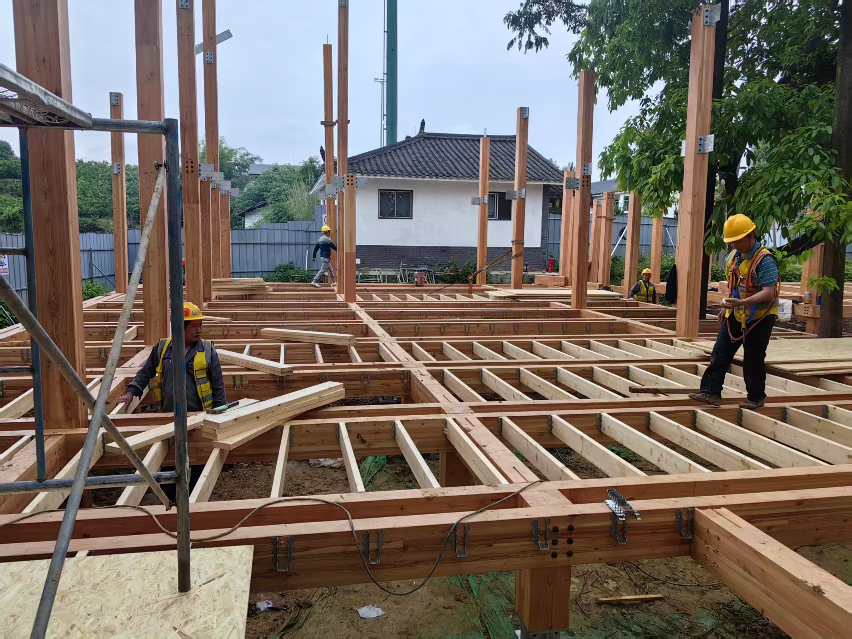 西蜀匠筑木结构室内空间效果