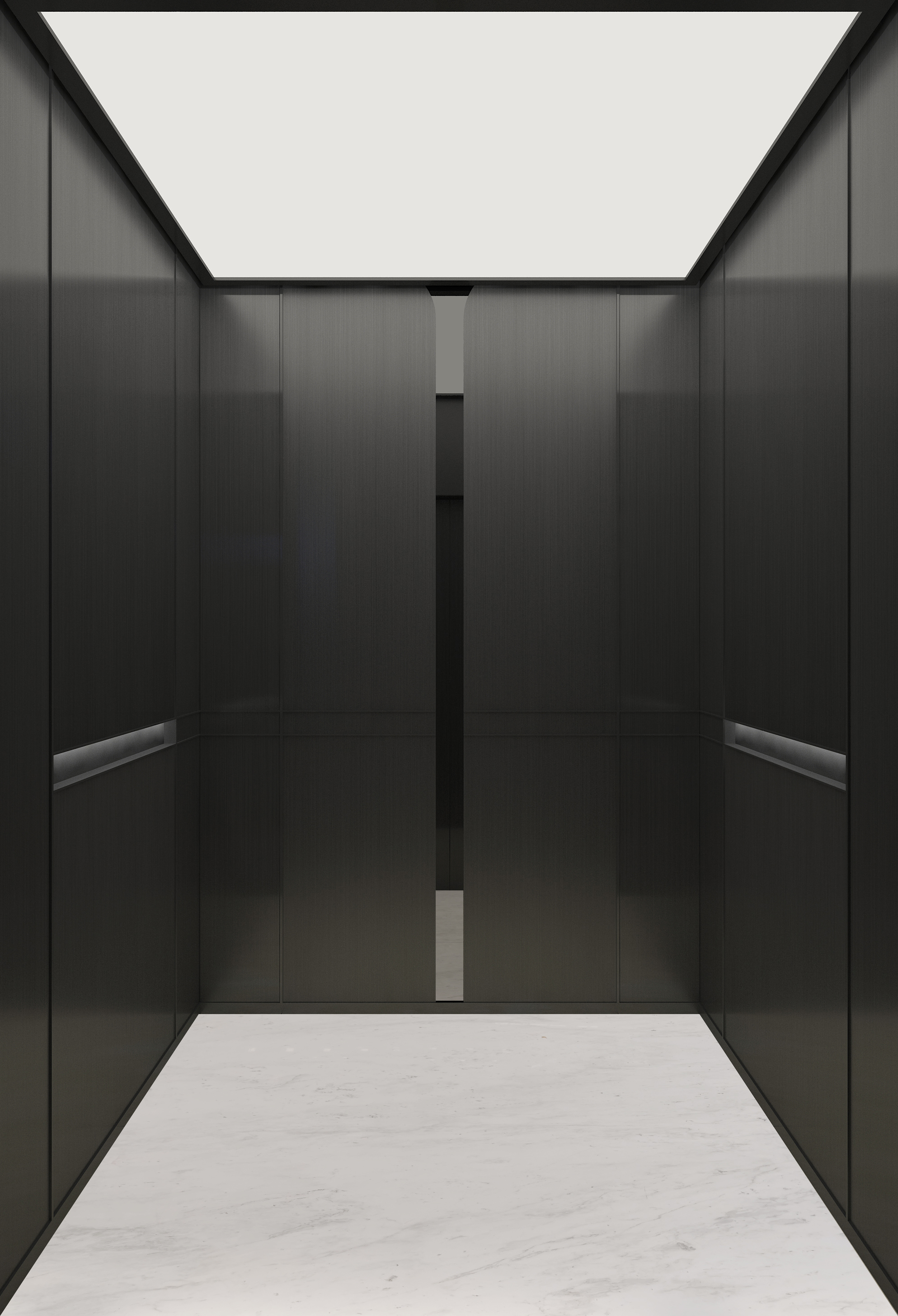 电梯轿厢内部现代风格装潢