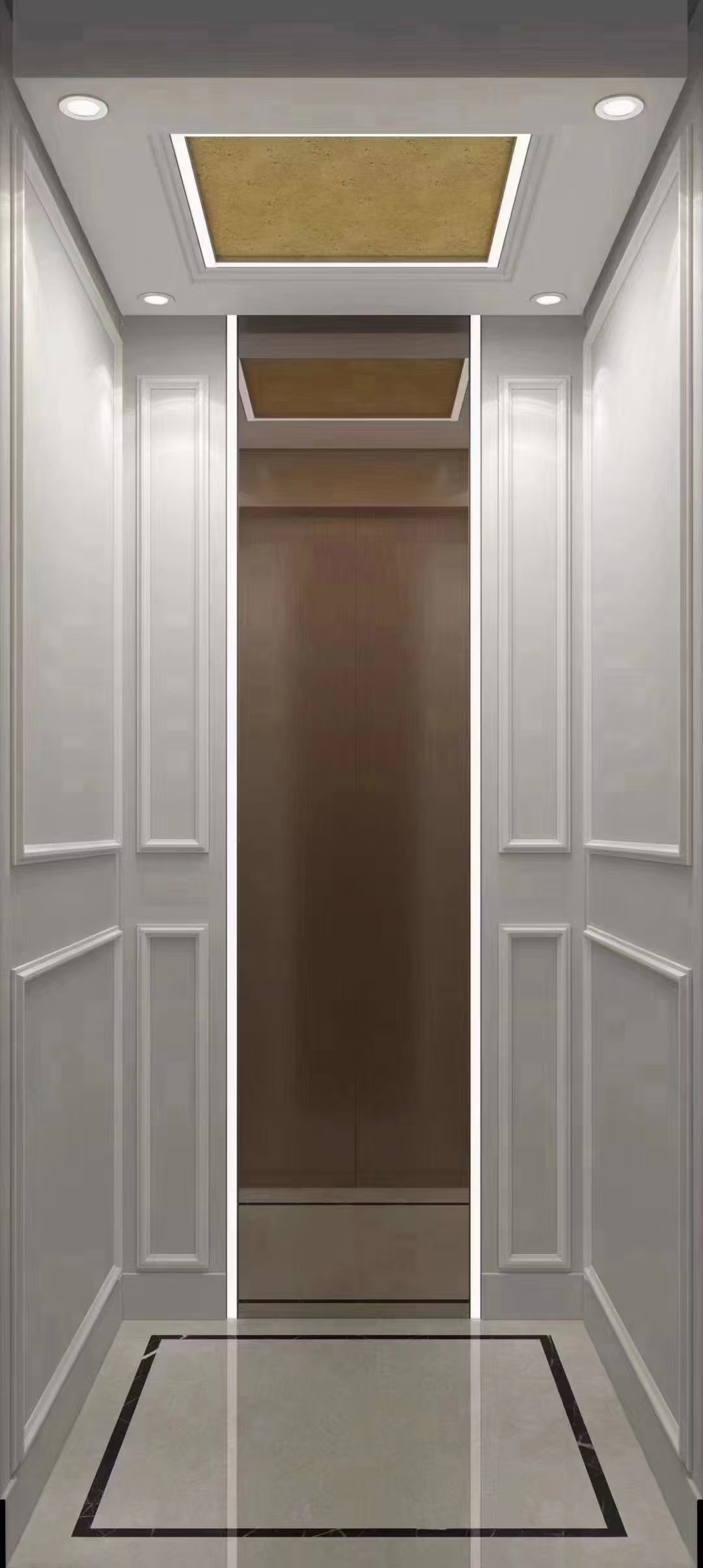 别墅电梯内部实景
