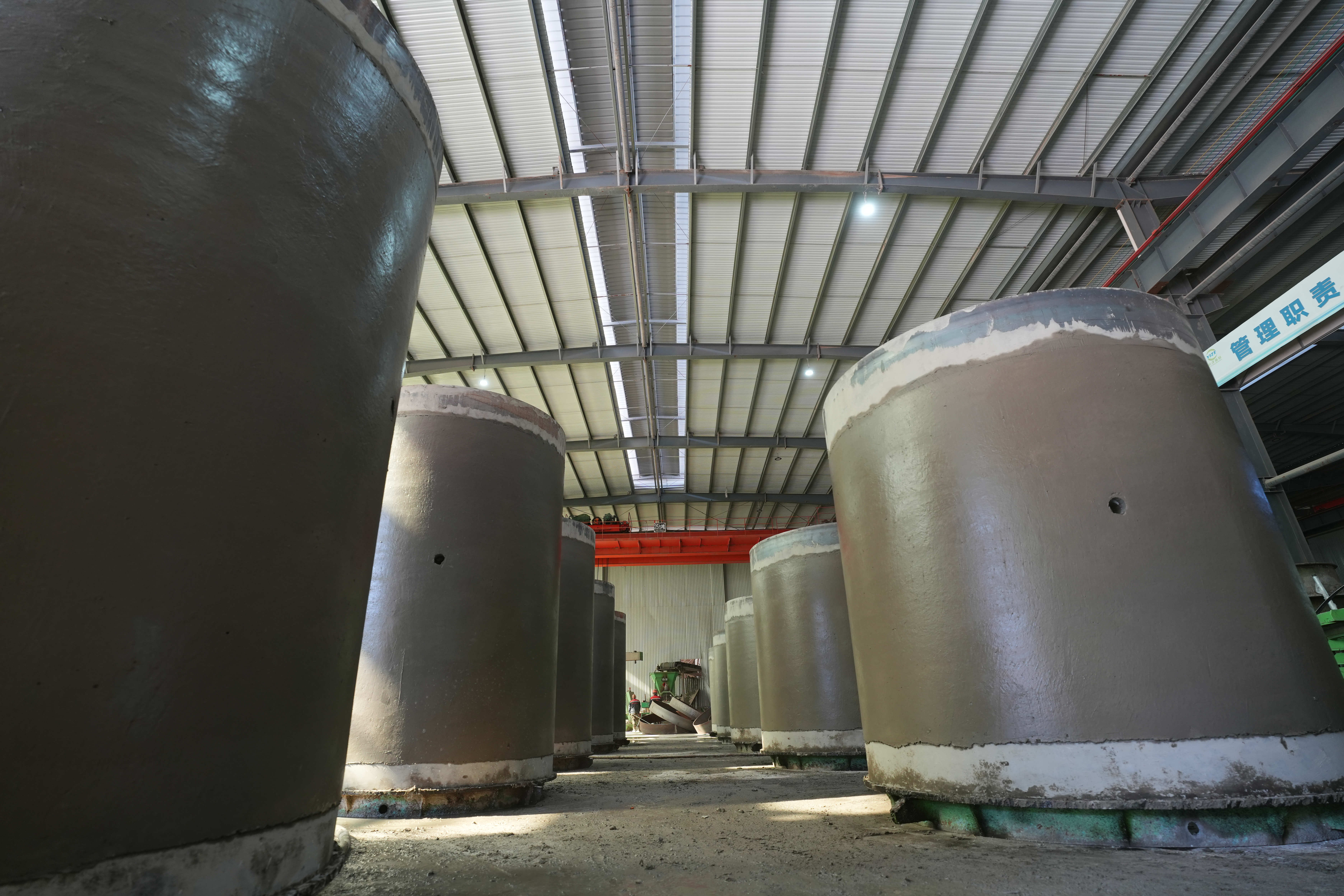 芯模振动制管工艺现场