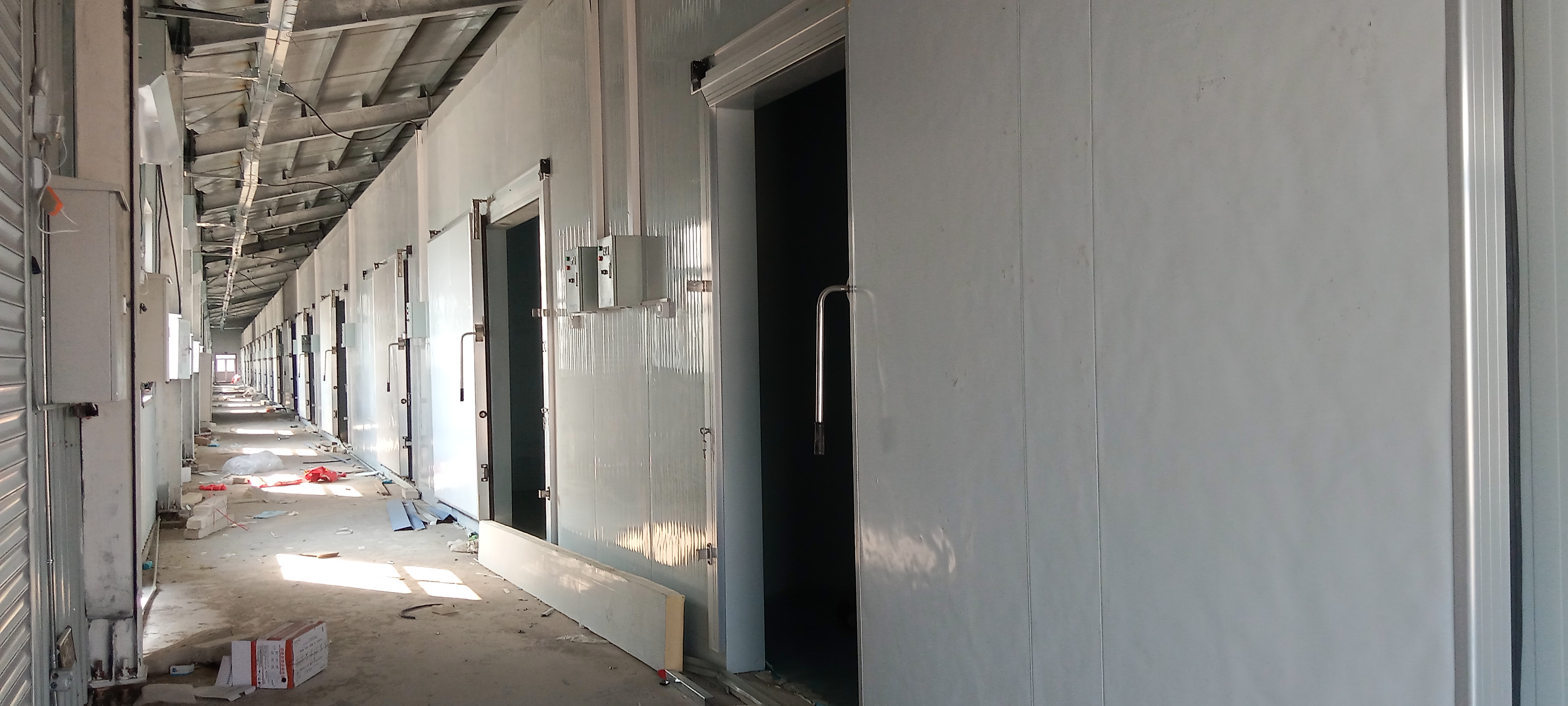 专业冷库机组安装现场