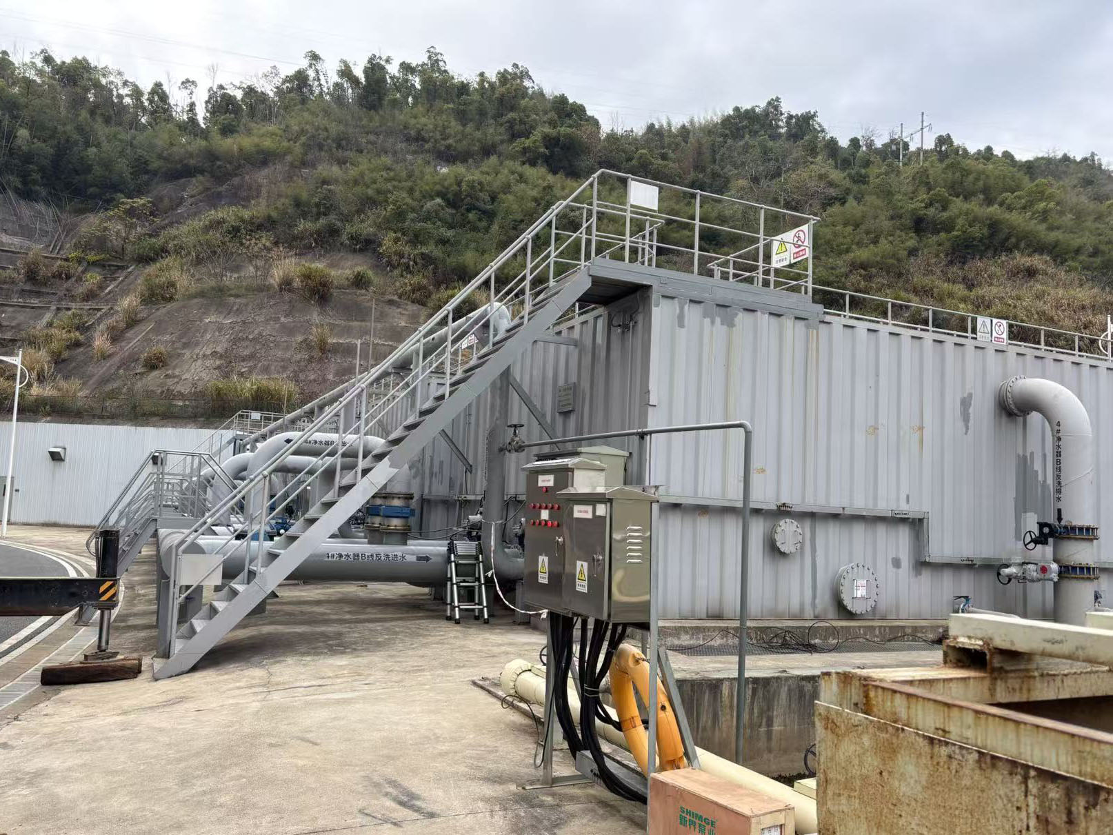 宜兴云水环保科技有限公司一体化污水处理设备外观