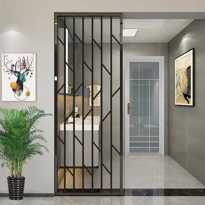 铁艺大门安装施工实景