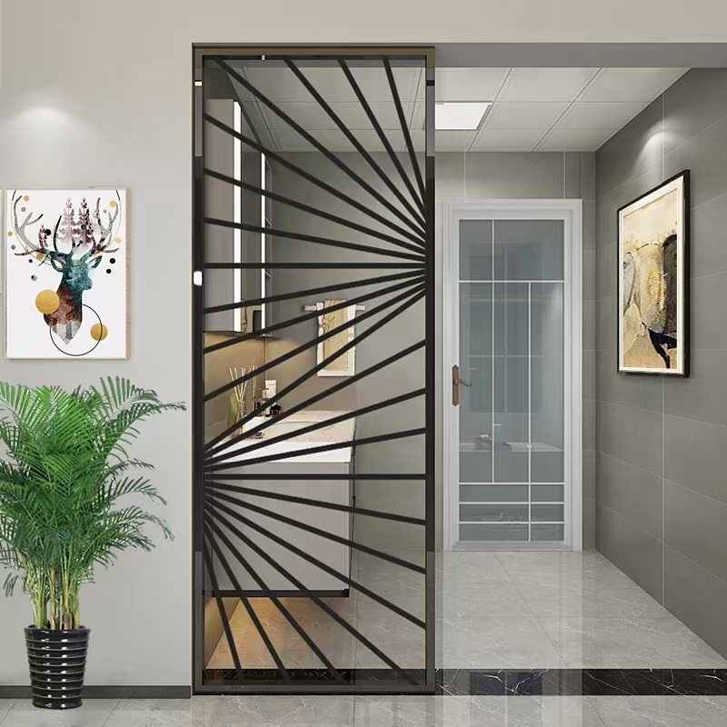 现代简约风格铁艺大门实例