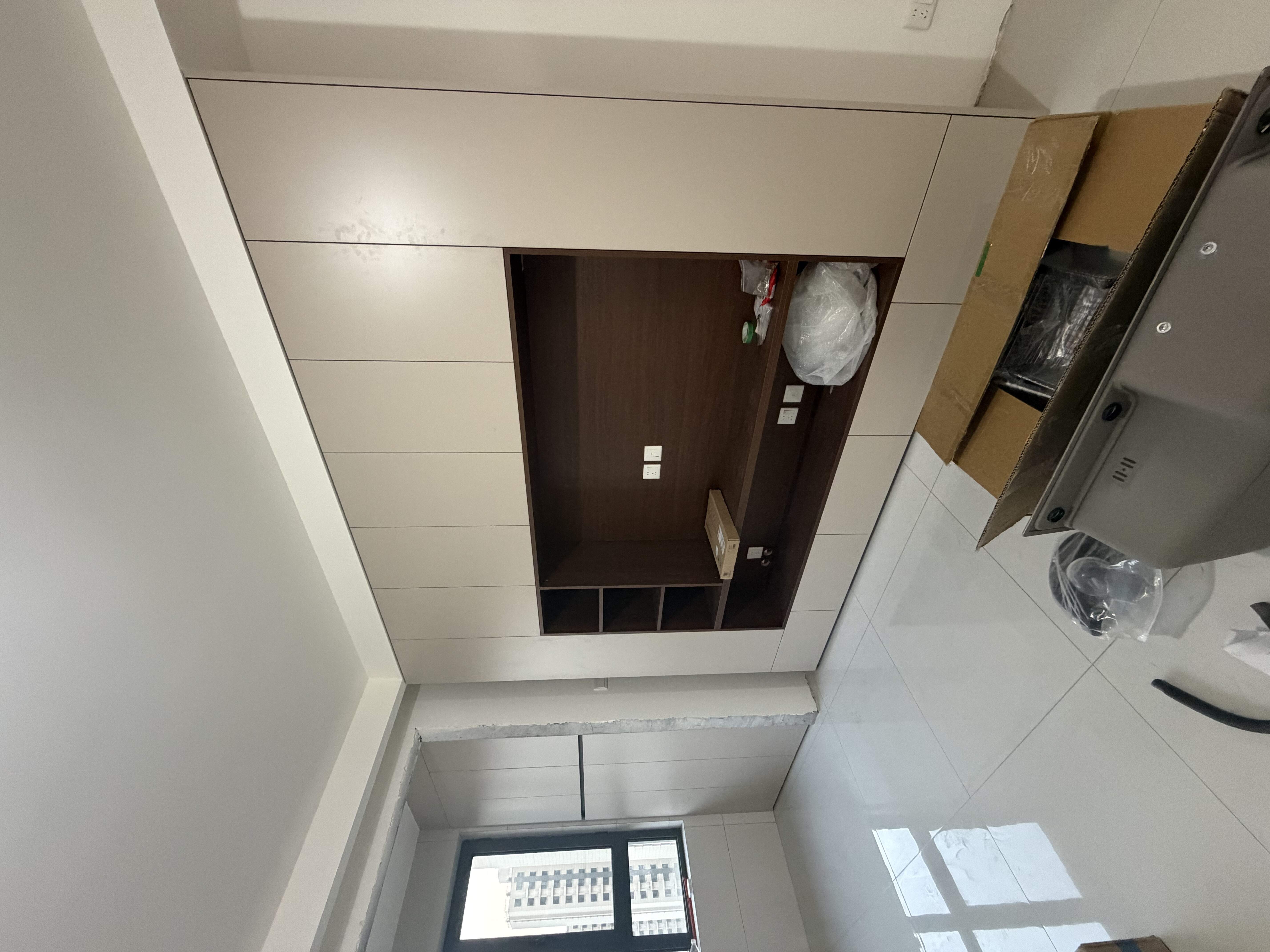 禾木全屋定制-现代简约风格厨房落地实景