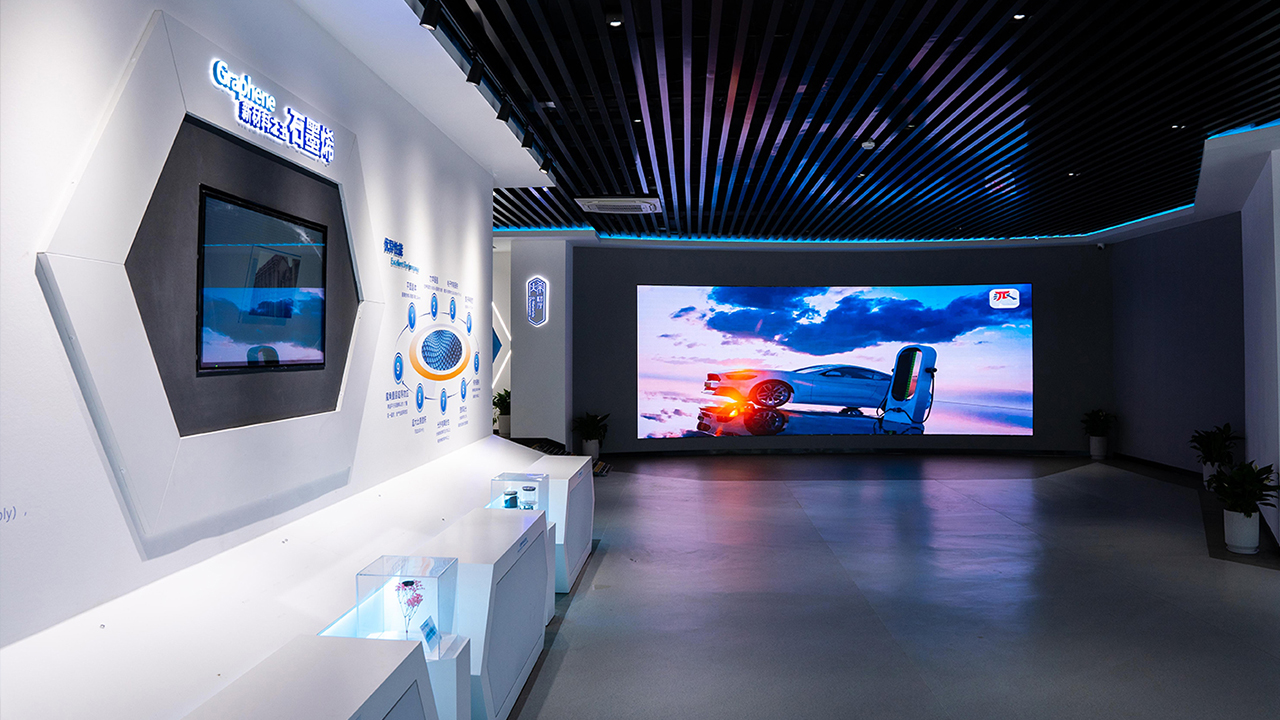 企业文化墙设计实景，展现品牌文化的深度融入