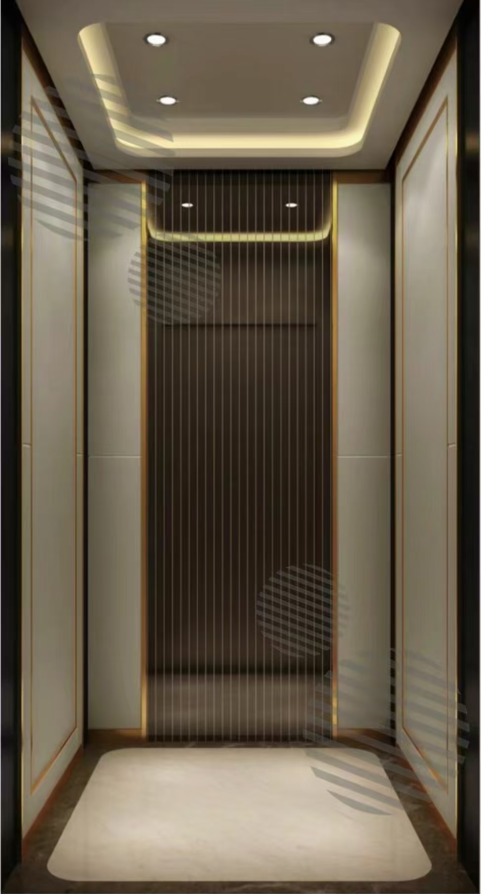 别墅电梯安装施工现场