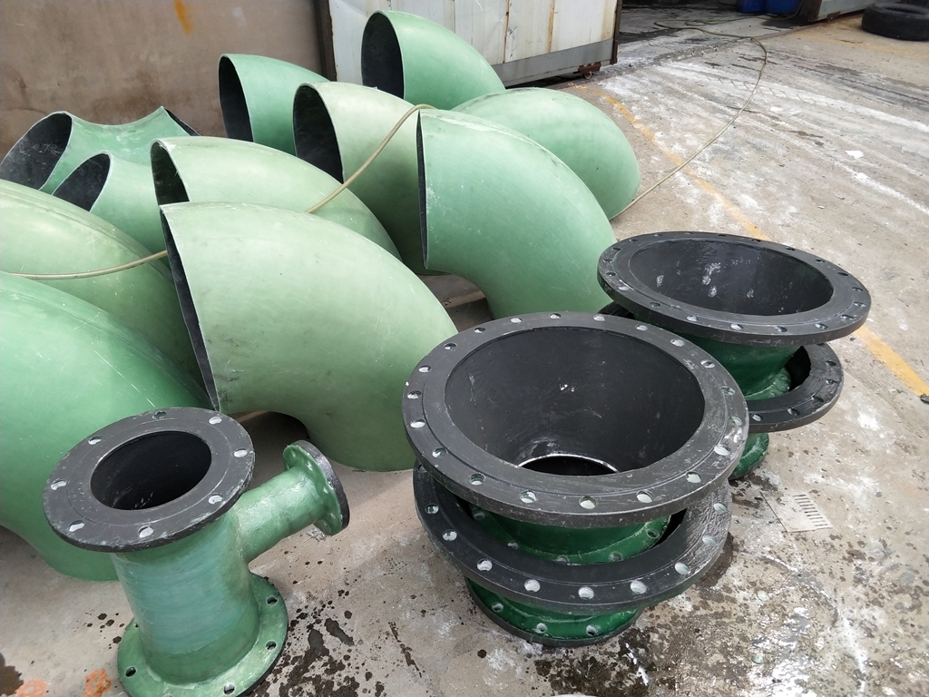 玻璃钢管道工程应用现场