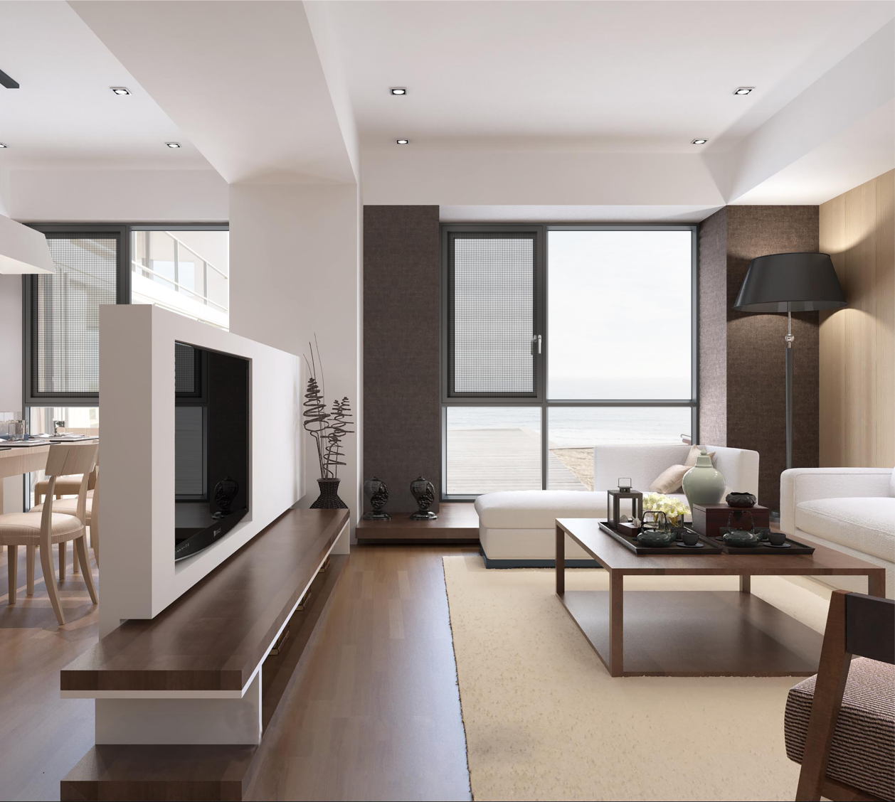 伟家业系统门窗工程案例：清远小三江温泉度假景区木屋工程