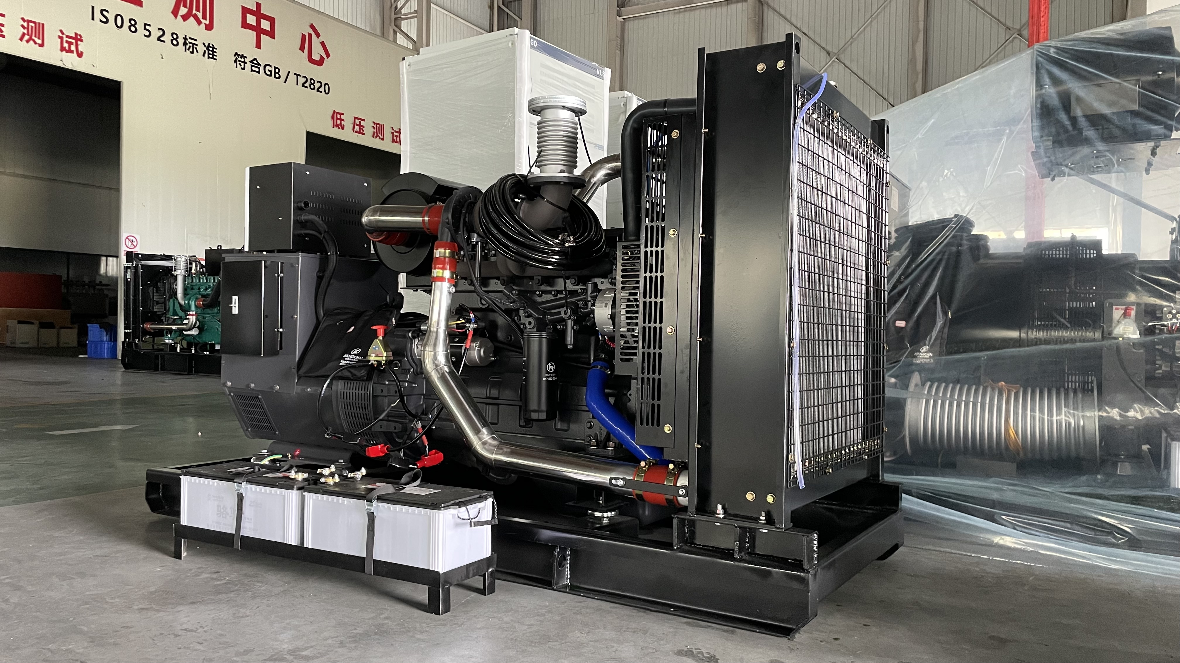 发电机组在生产车间的应用展示