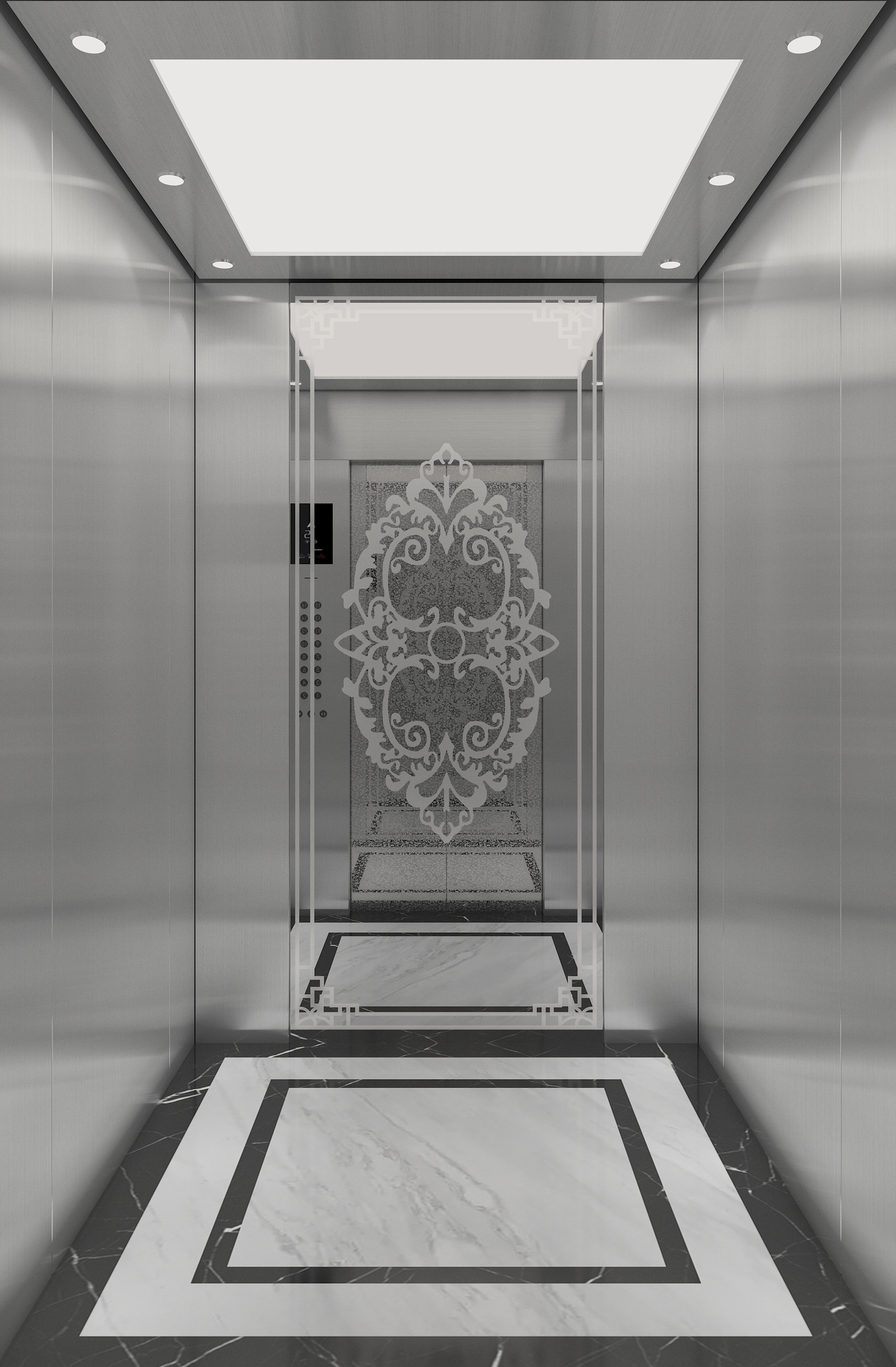 电梯装潢案例三