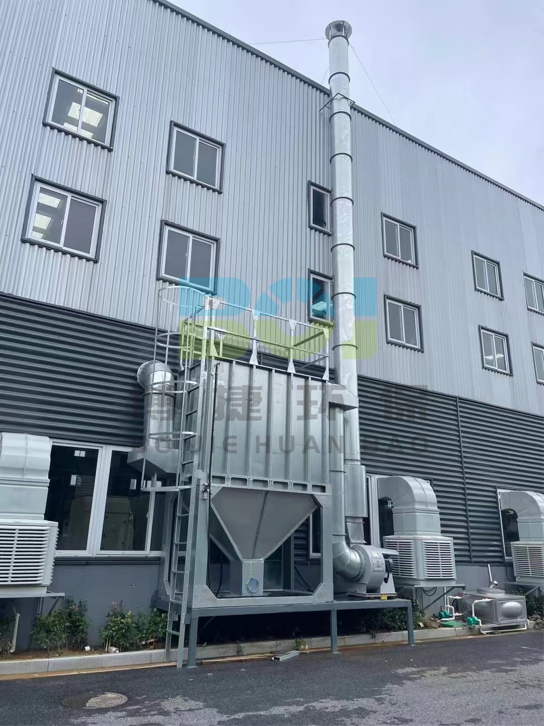 工业废气治理项目现场安装