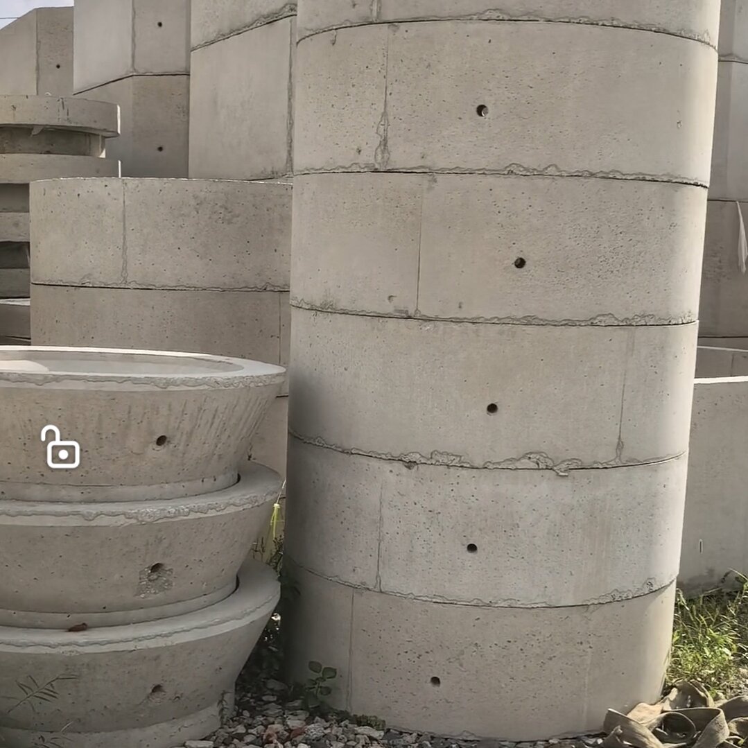 不同规格水泥管展示