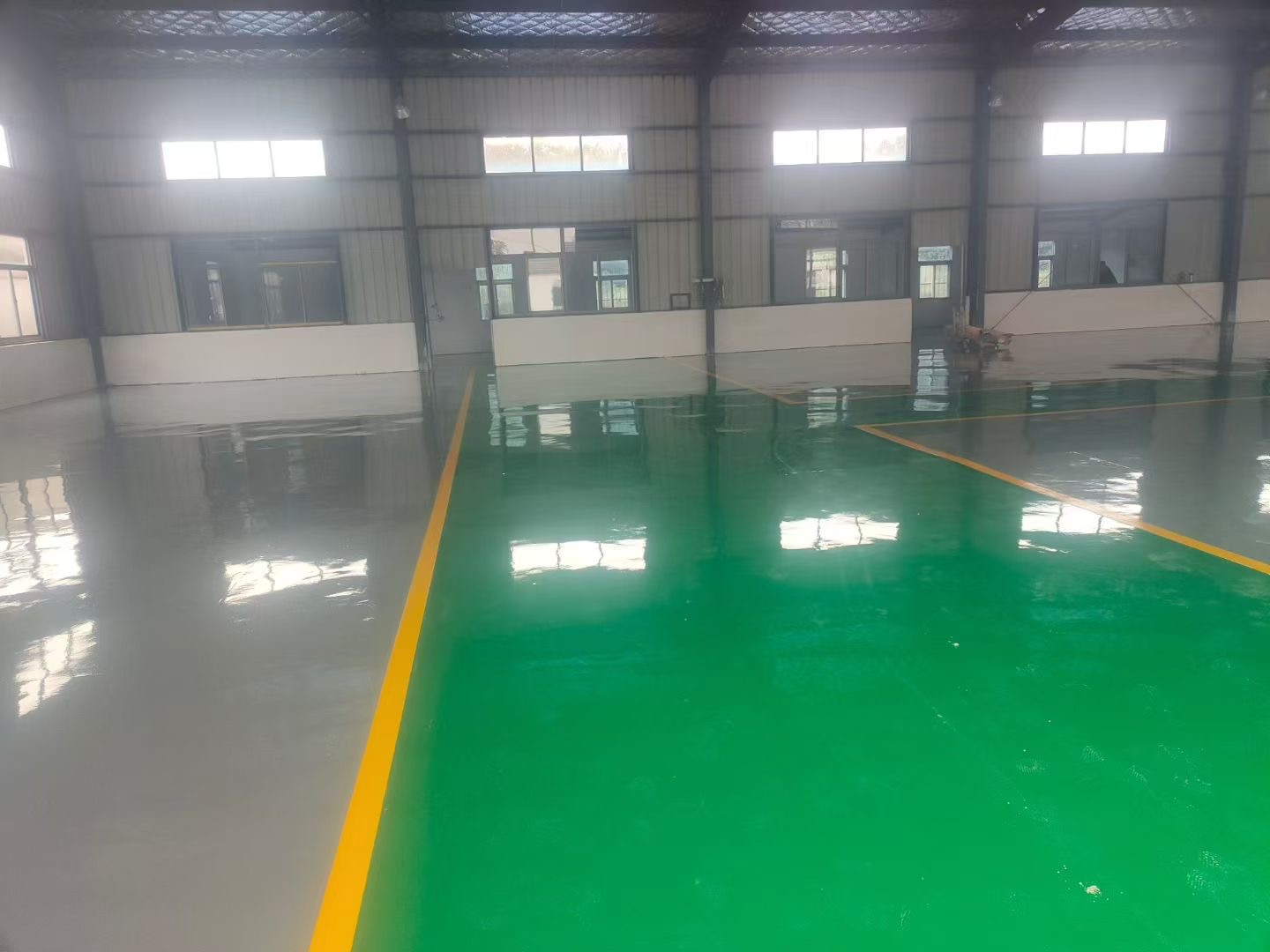 环氧地坪施工过程