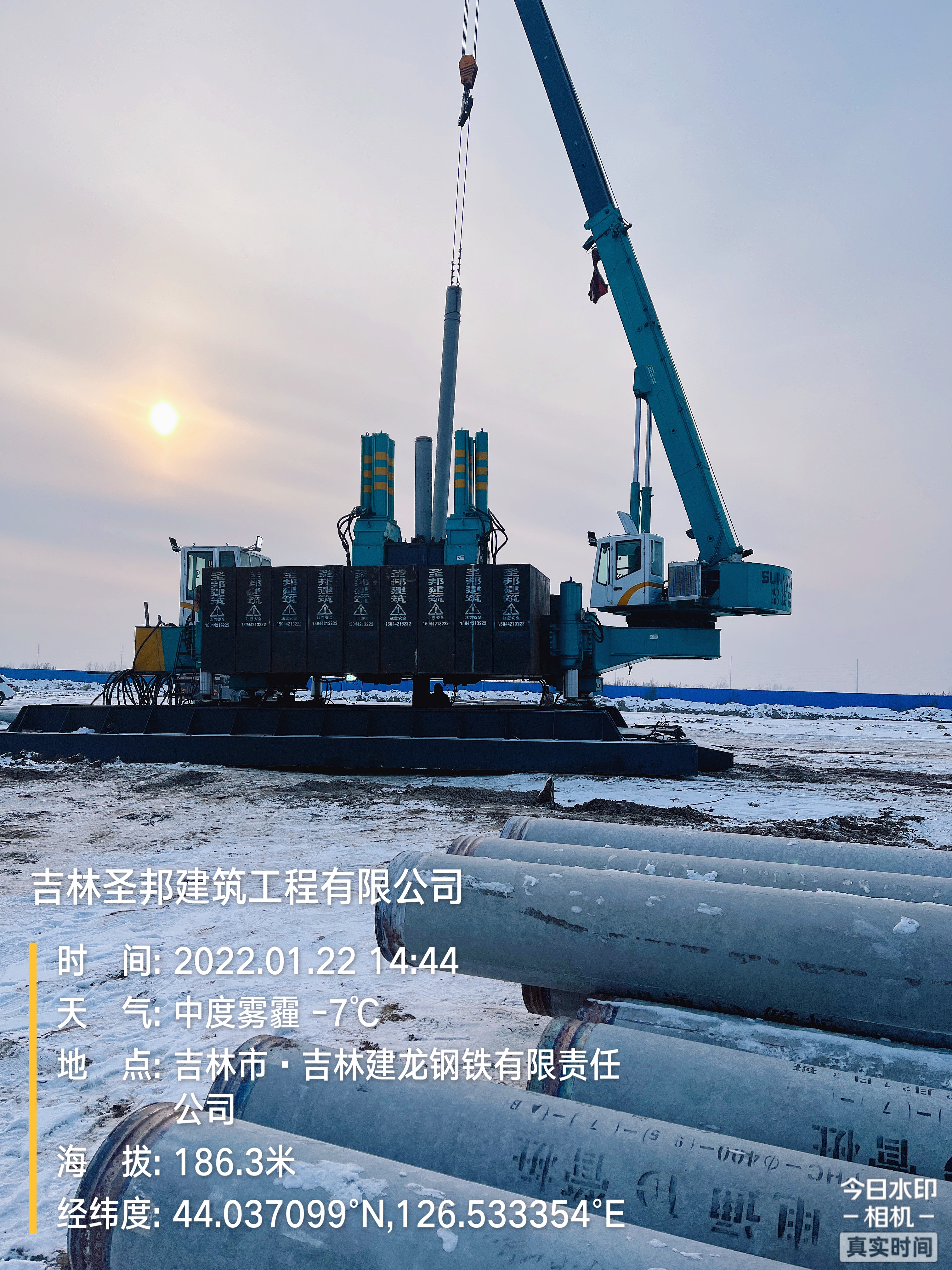 桩基施工效果展示