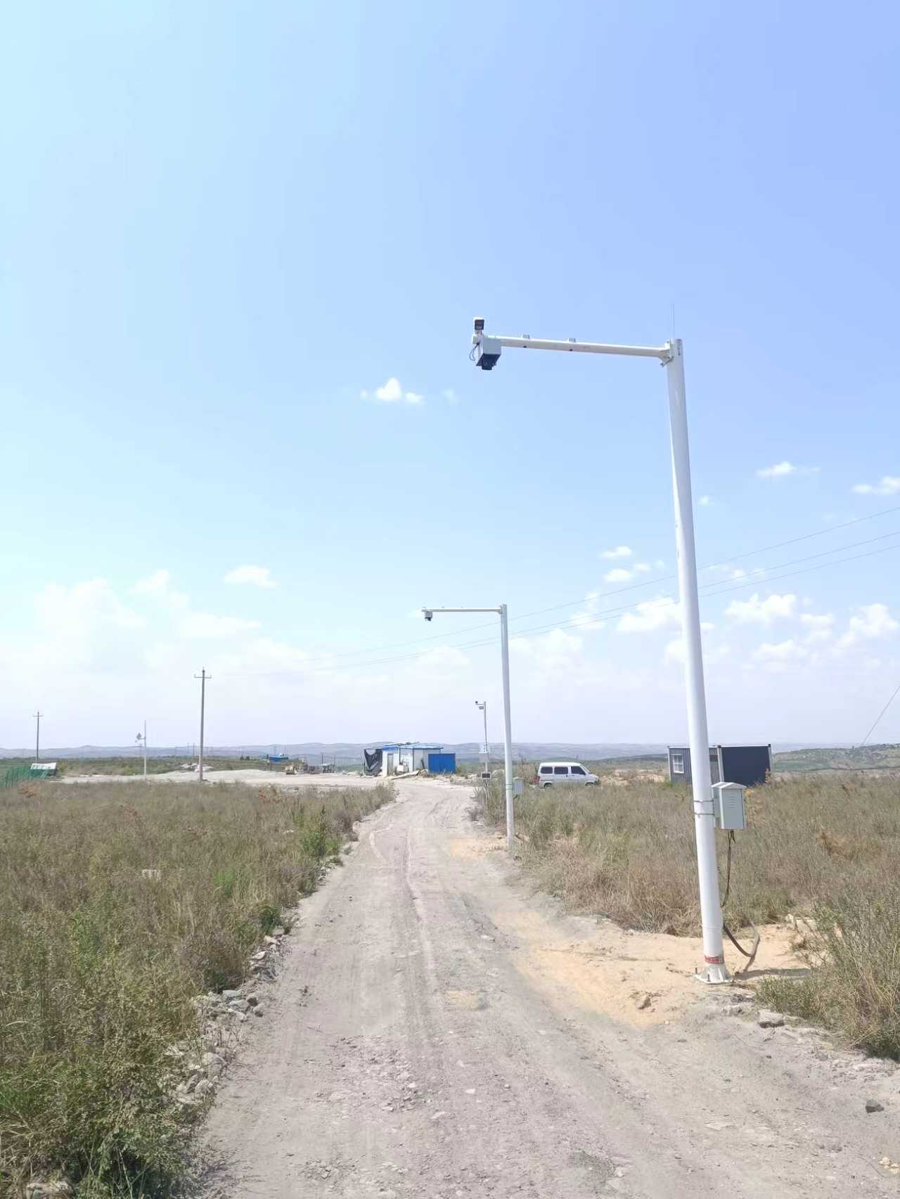 激光雷达测量设备工作现场