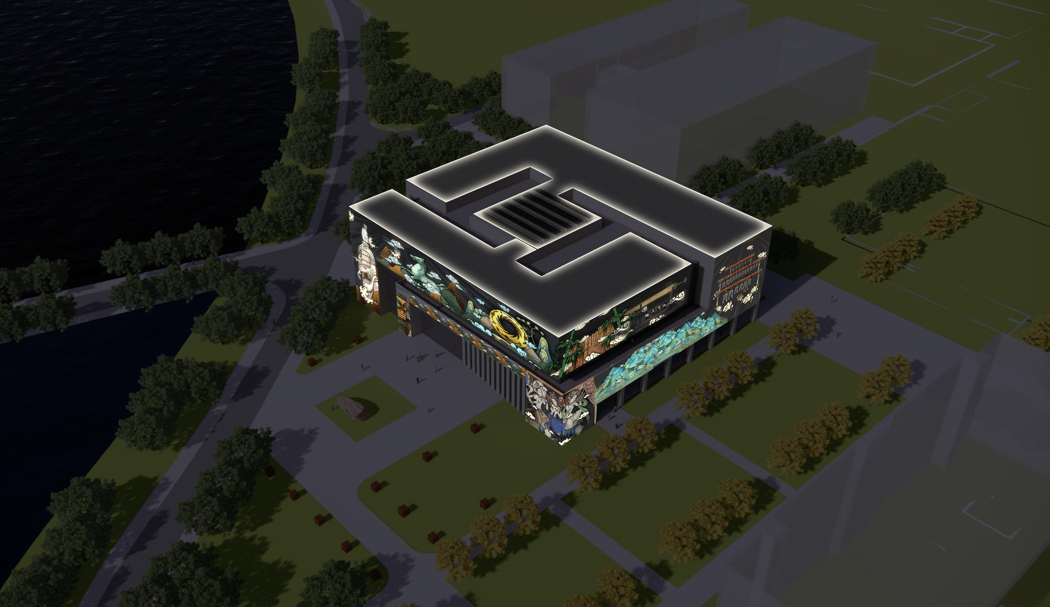 福耀大学博物馆建筑模型