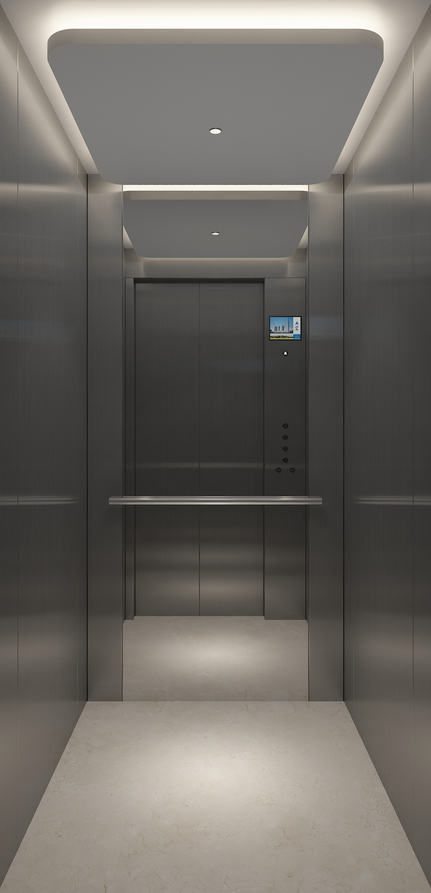 电梯轿厢精细工艺细节展示