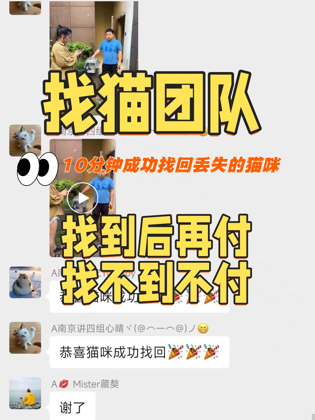 温馨的人宠重逢瞬间