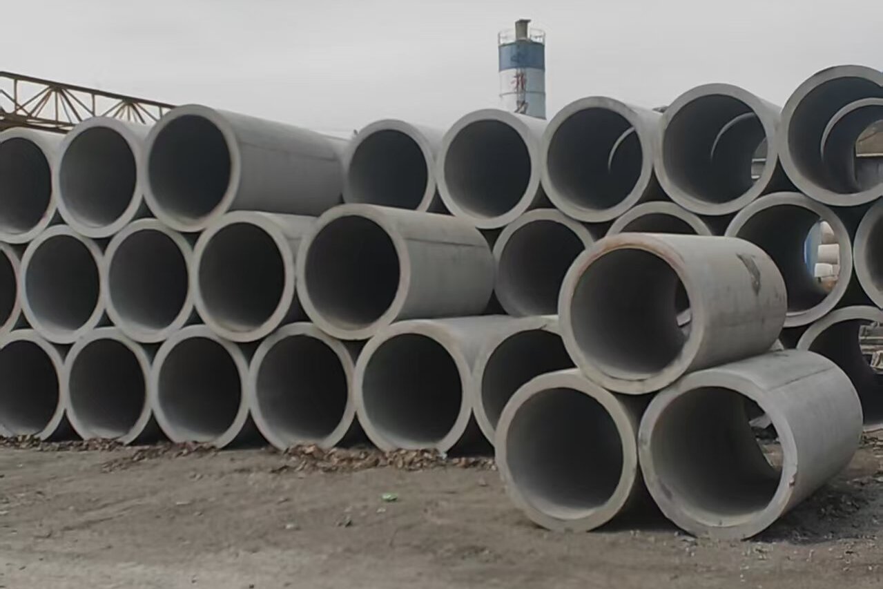 水泥管生产现场