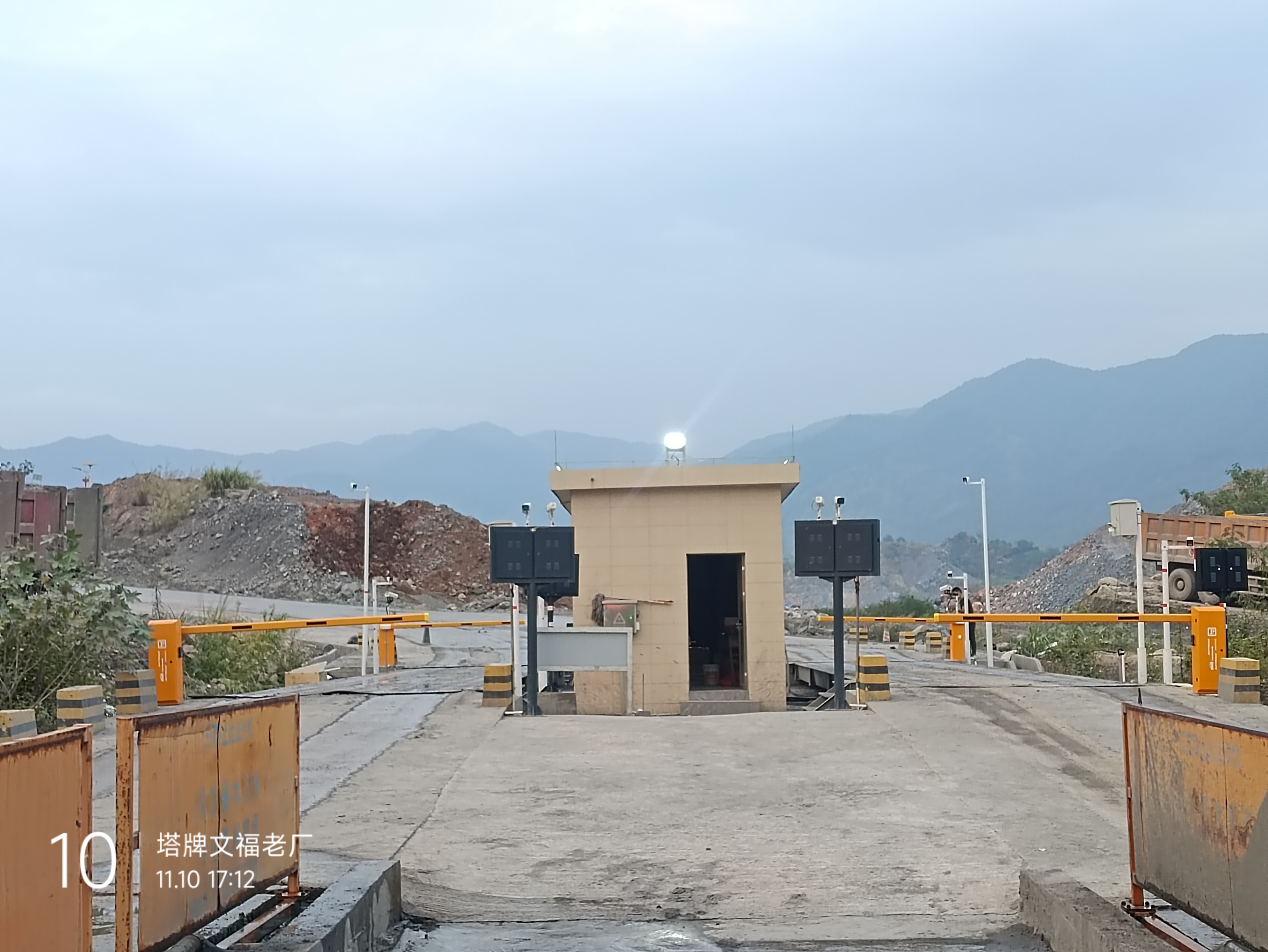 无人值守称重系统现场应用示意图