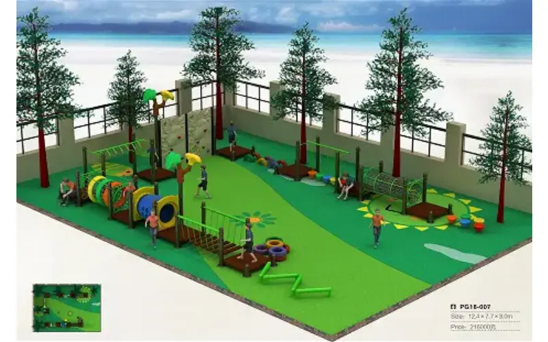 多元化场景下的儿童游乐设施应用实景