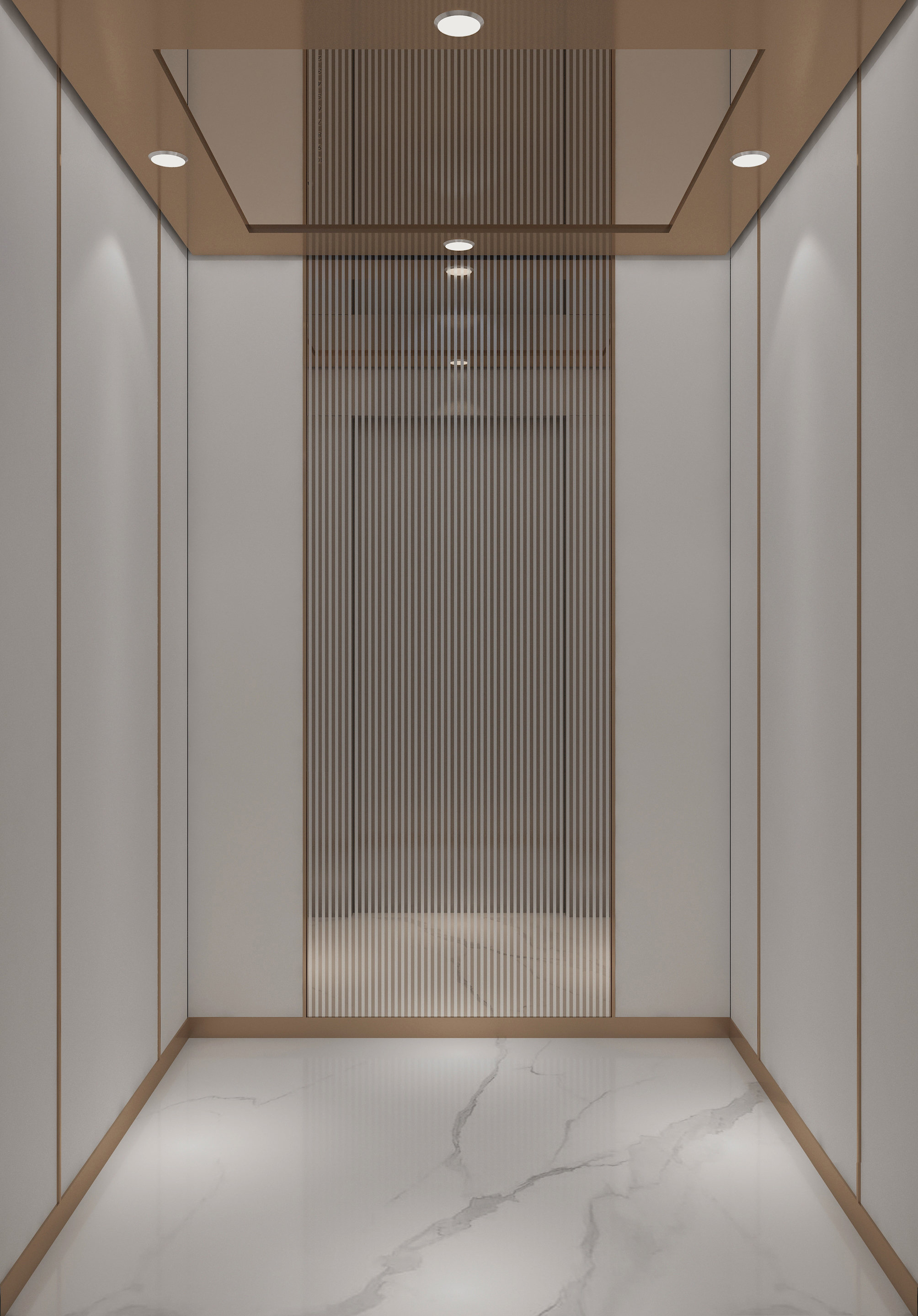 电梯装饰细节展示