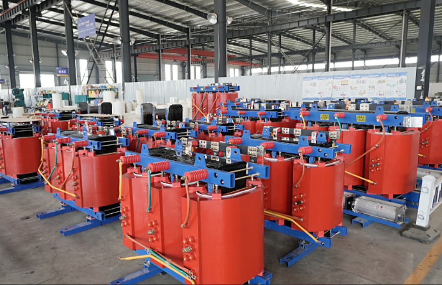 有载调压变压器产品特写图