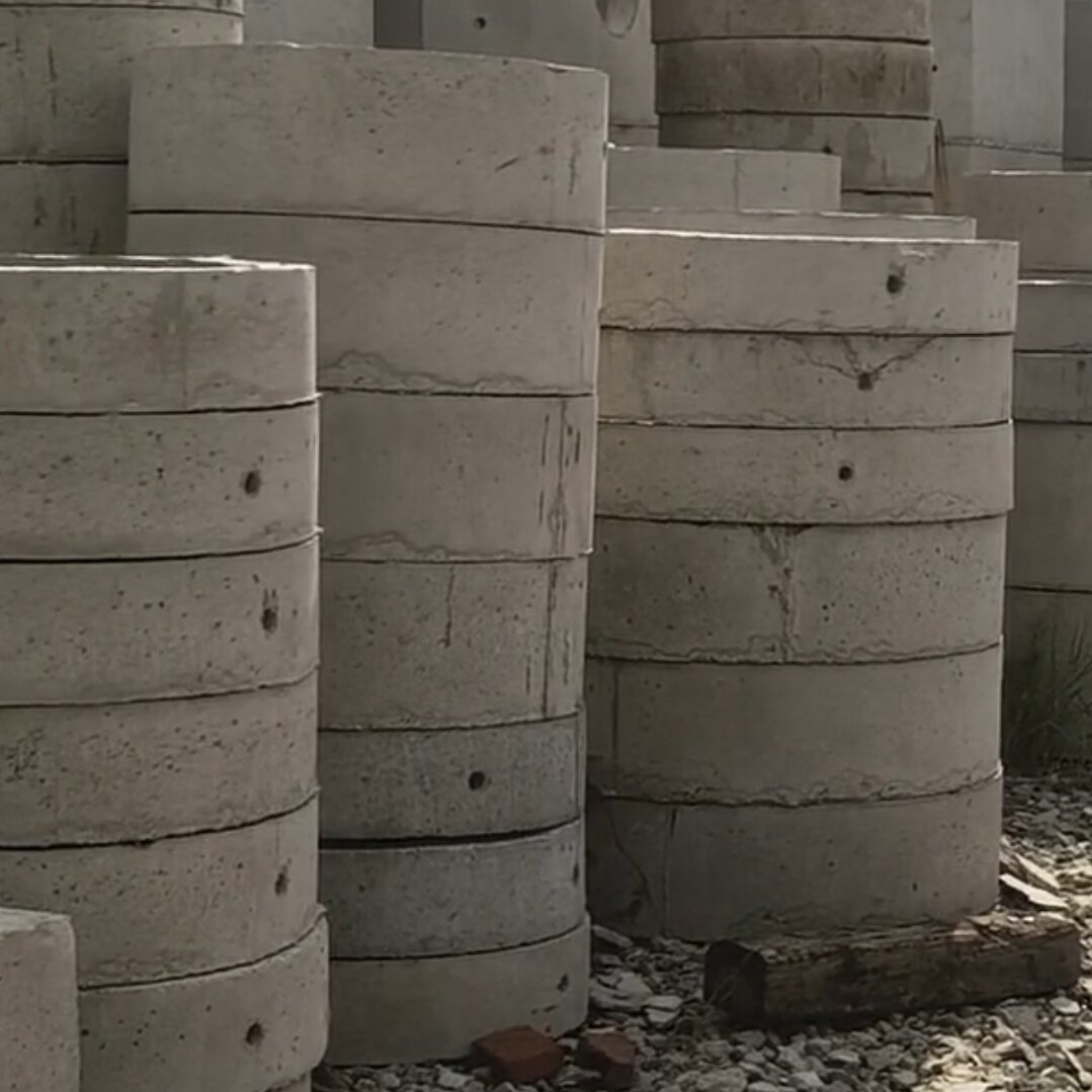 现代化水泥制品堆场