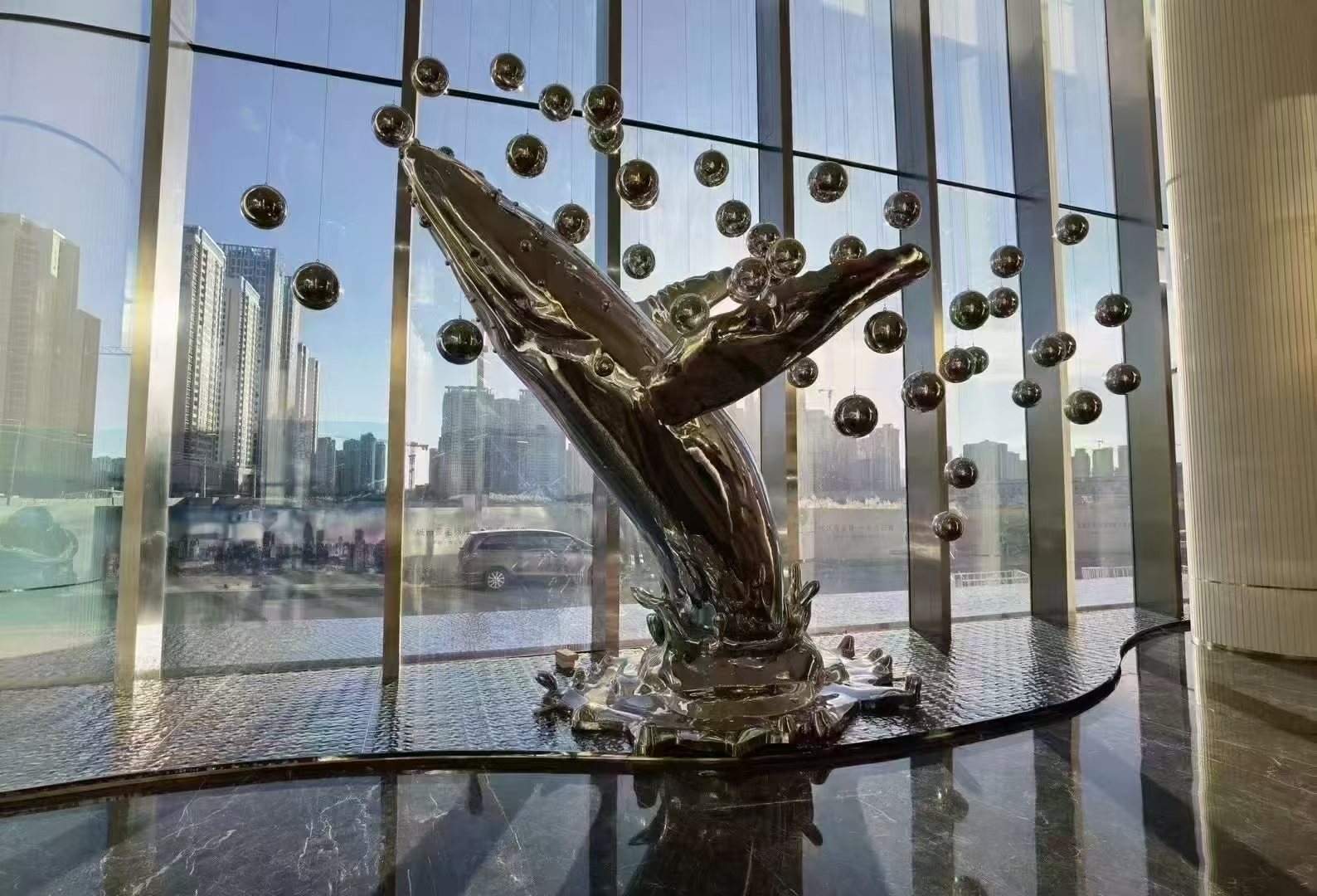 不锈钢雕塑制作车间