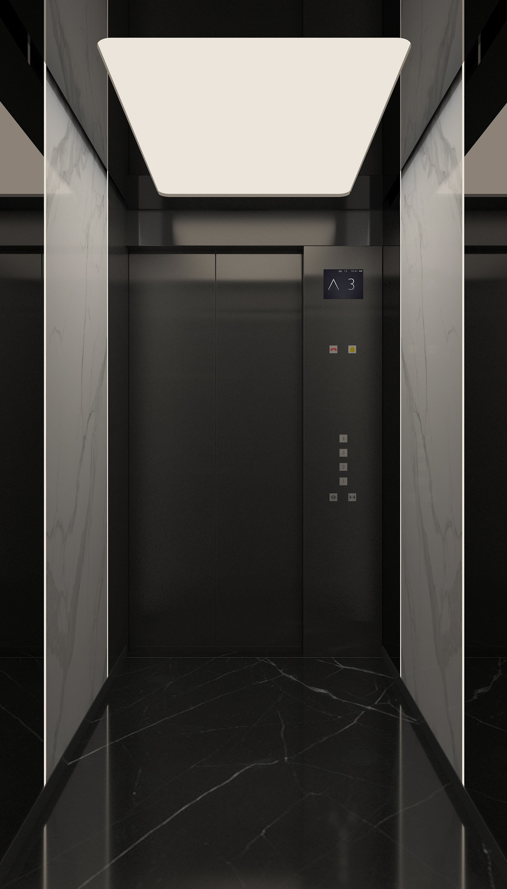 电梯轿厢整体效果