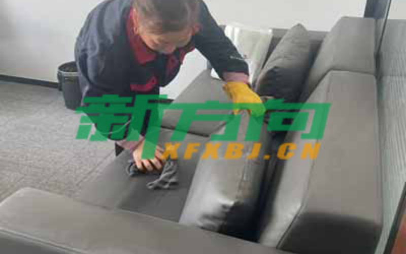 专业保洁团队作业