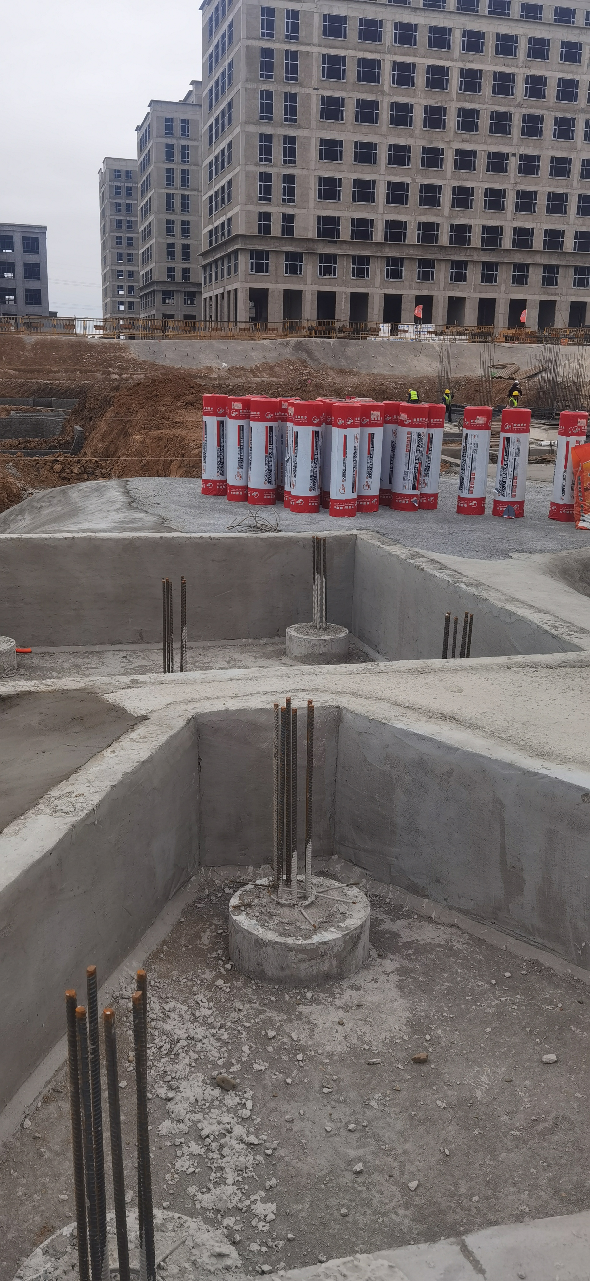 长螺旋钻机施工现场